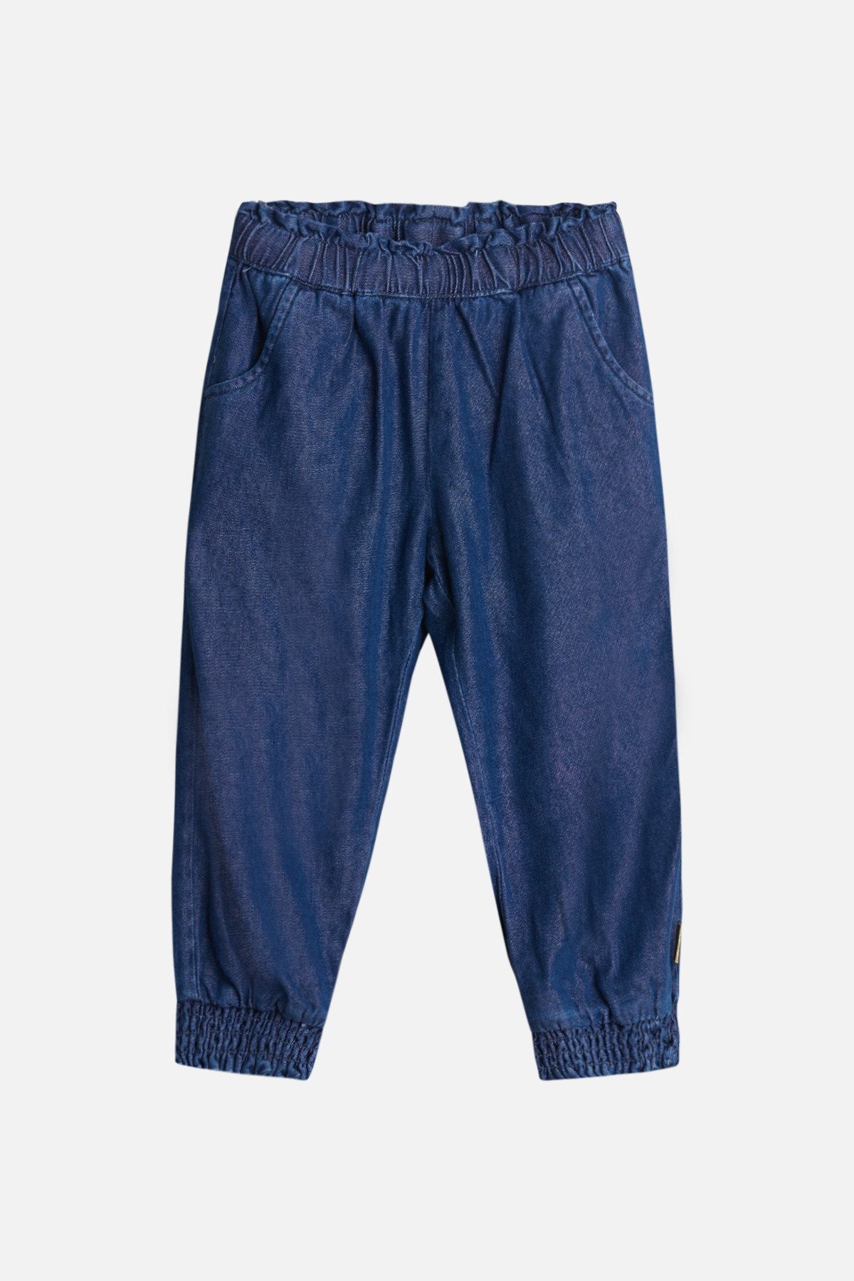 Hust & Claire Dehnbund-Jeans Blue Denim (1-tlg) elastische Beinbündchen, Jeans mit Gummizug