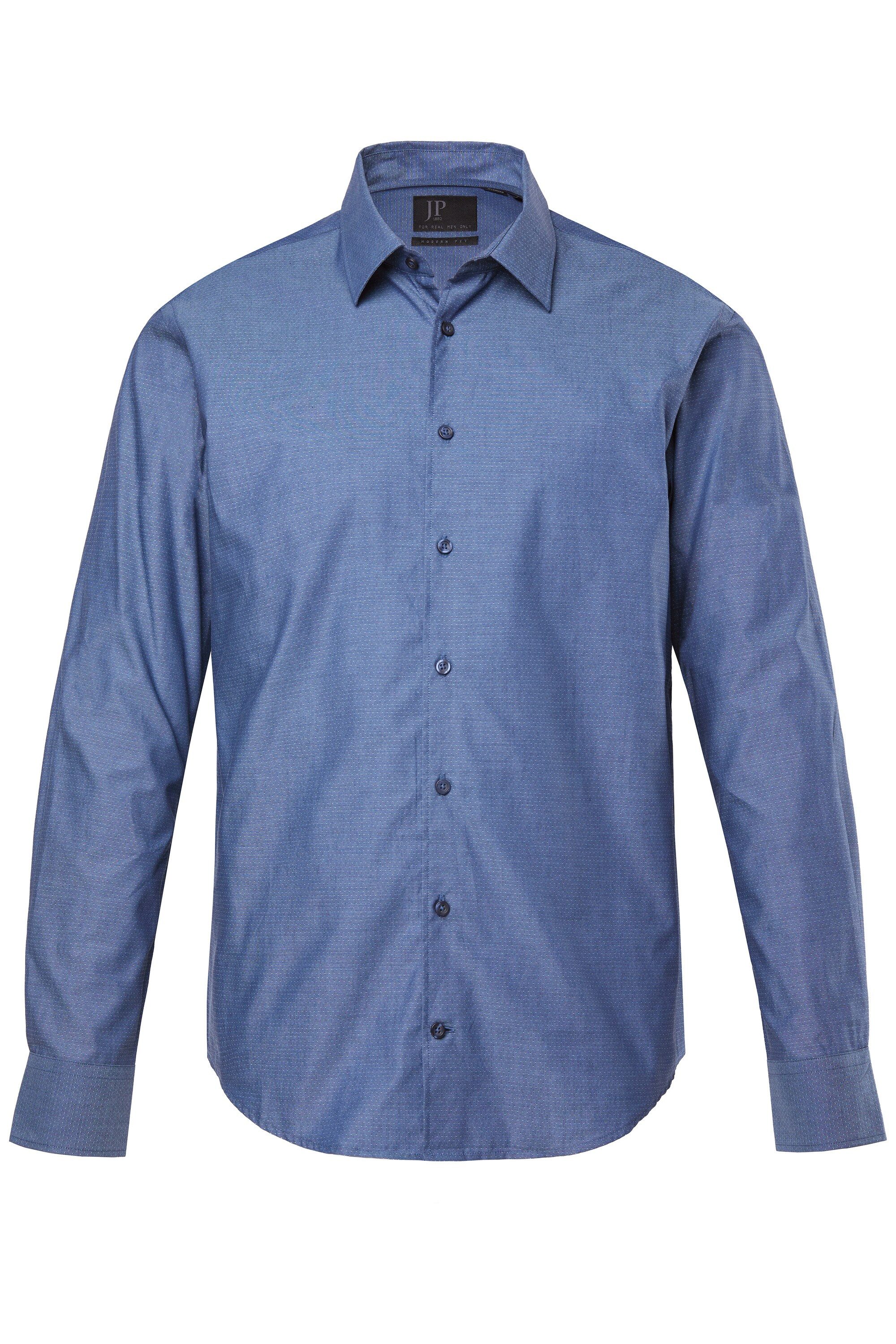 JP1880 Businesshemd Hemd Business Langarm Punkte Kentkragen Modern Fit