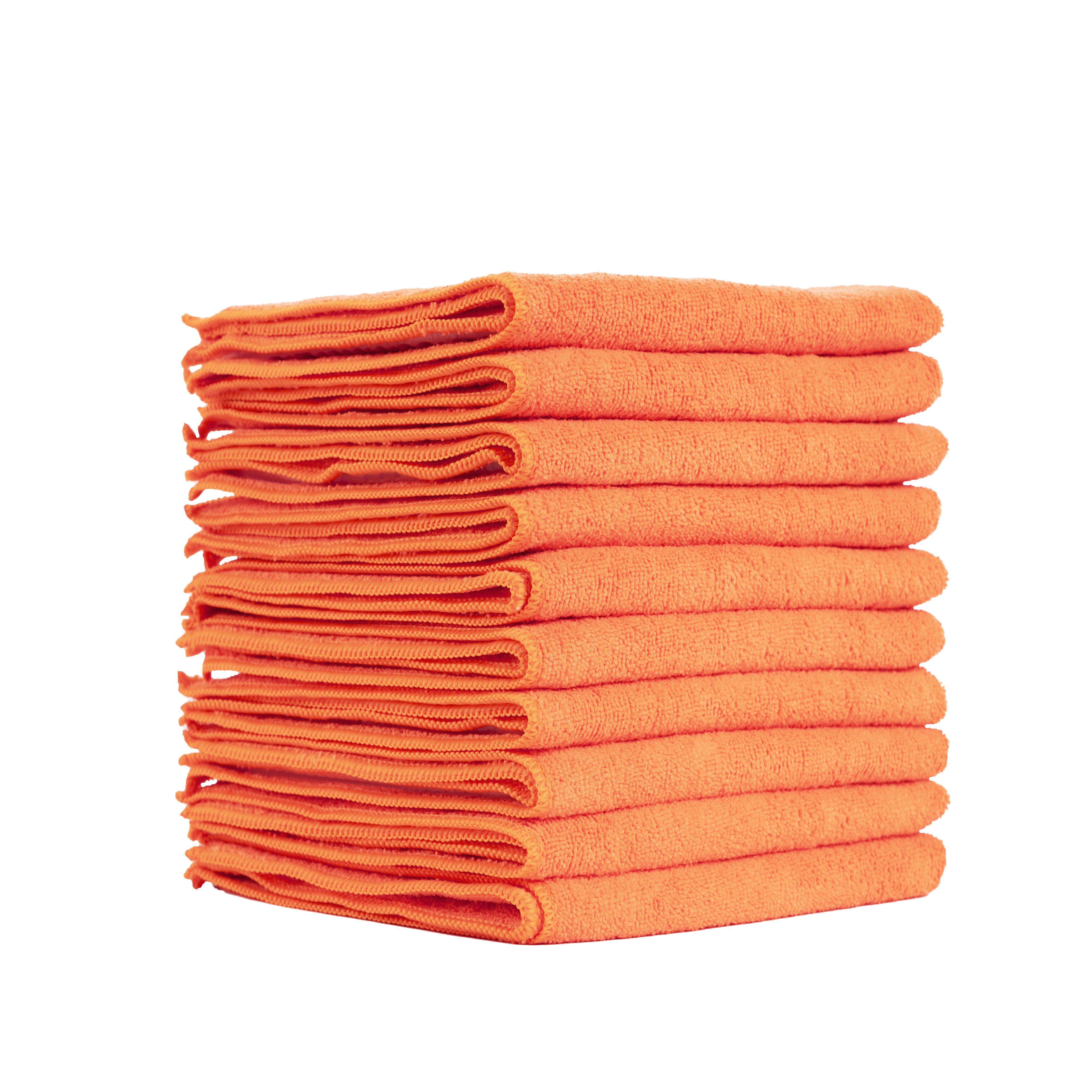 Reinigungstücher Home Putztücher 40x40 5-tlg., cm, Putzlappen) One orange (Mikrofaser, Mikrofasertücher