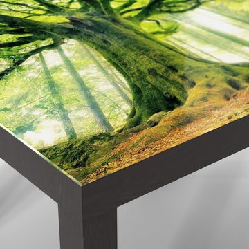 DEQORI Couchtisch 'Eindrucksvoller Baum', Glas Beistelltisch Glastisch modern