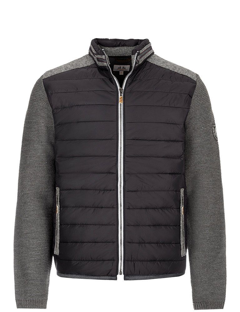 Maddox Trachtenstrickjacke MADDOX Herren Outdoor Jacke 'Darnsee' mit Stehkrag