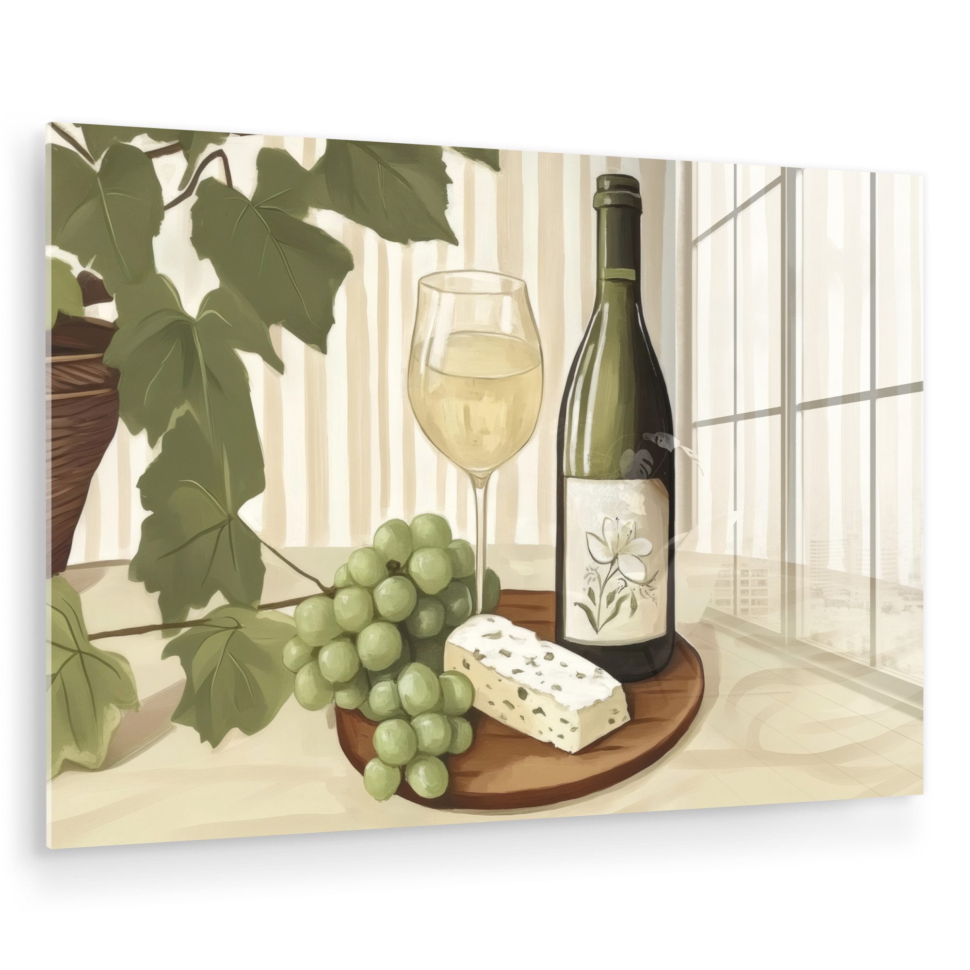 MuchoWow Acrylglasbild Wein - Trauben - günstig online kaufen