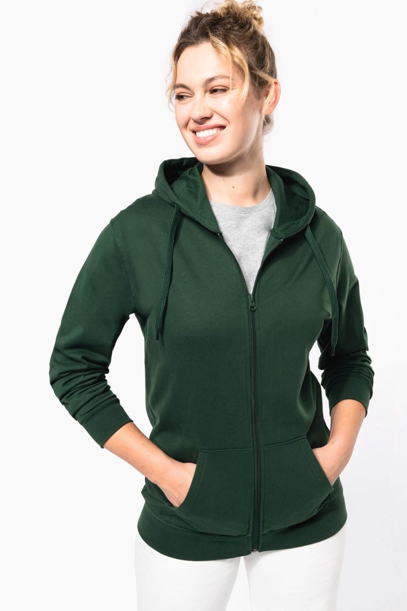 Kariban Kapuzensweatjacke Unisex Kapuzen-sweatshirt mit Reißverschluss günstig online kaufen