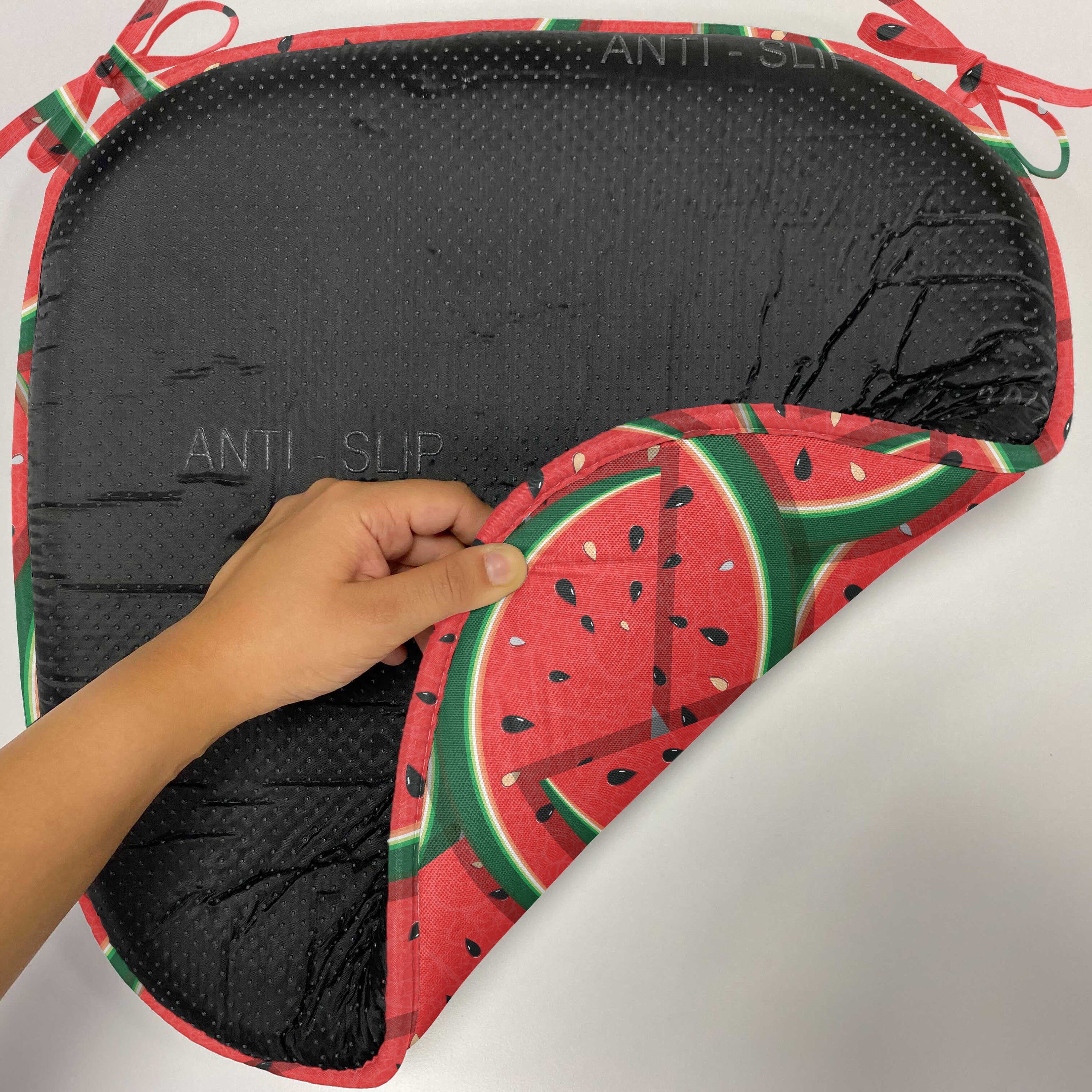 Wassermelone-Scheiben wasserfestes Dekoratives Abakuhaus mit Stuhlkissen Yummy Küchensitze, für Kissen Riemen Früchte