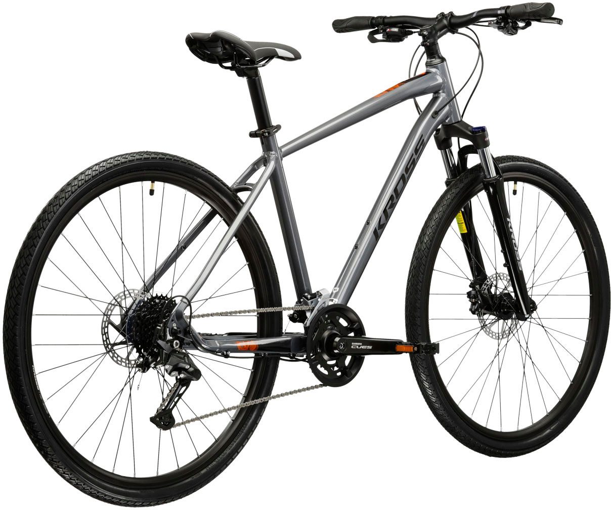 Kross Crossrad Evado 5.0, 18 Gang Shimano CUES U3020 Schaltwerk, Kettenschaltung