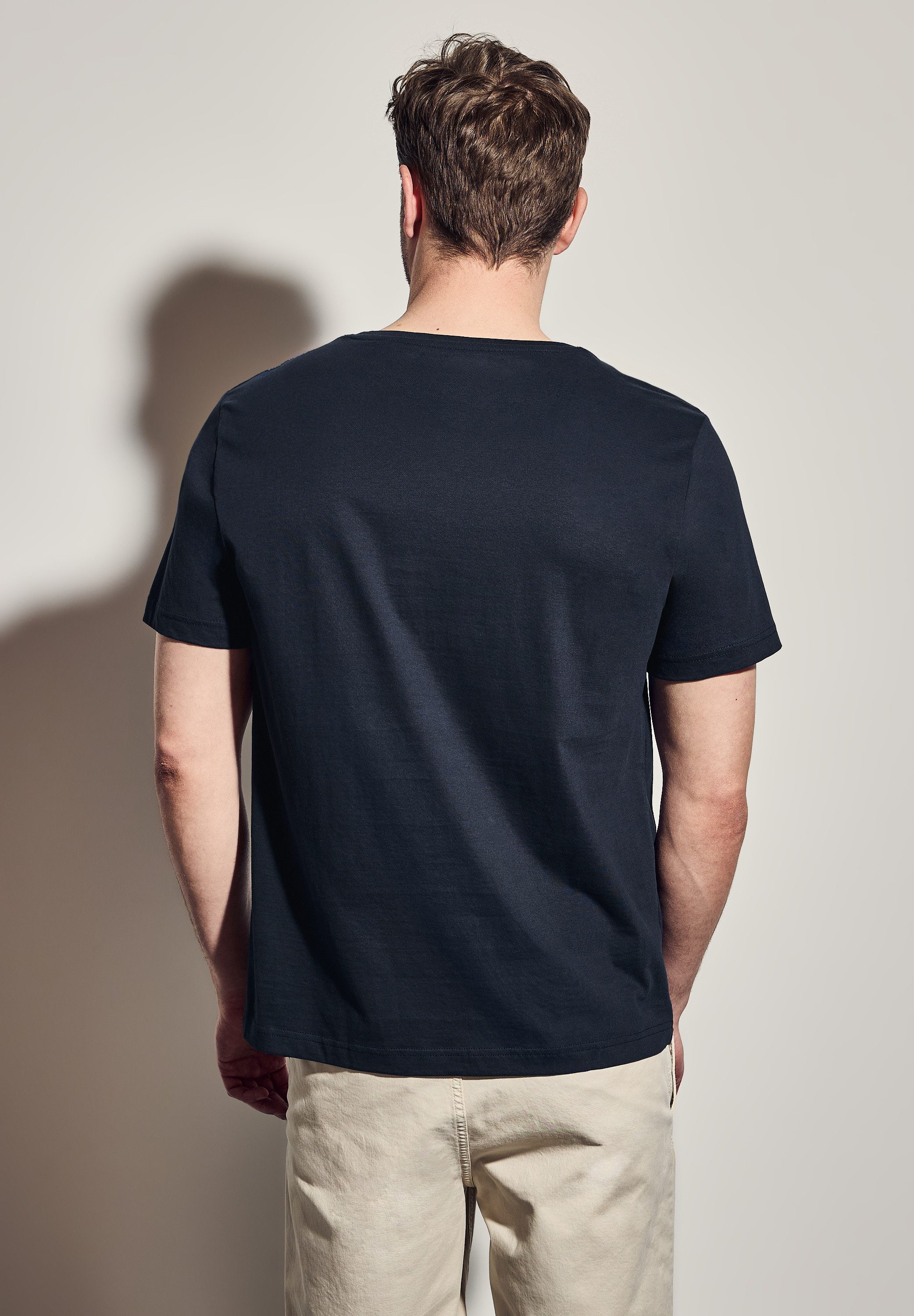 STREET ONE MEN T-Shirt aus reiner günstig online kaufen