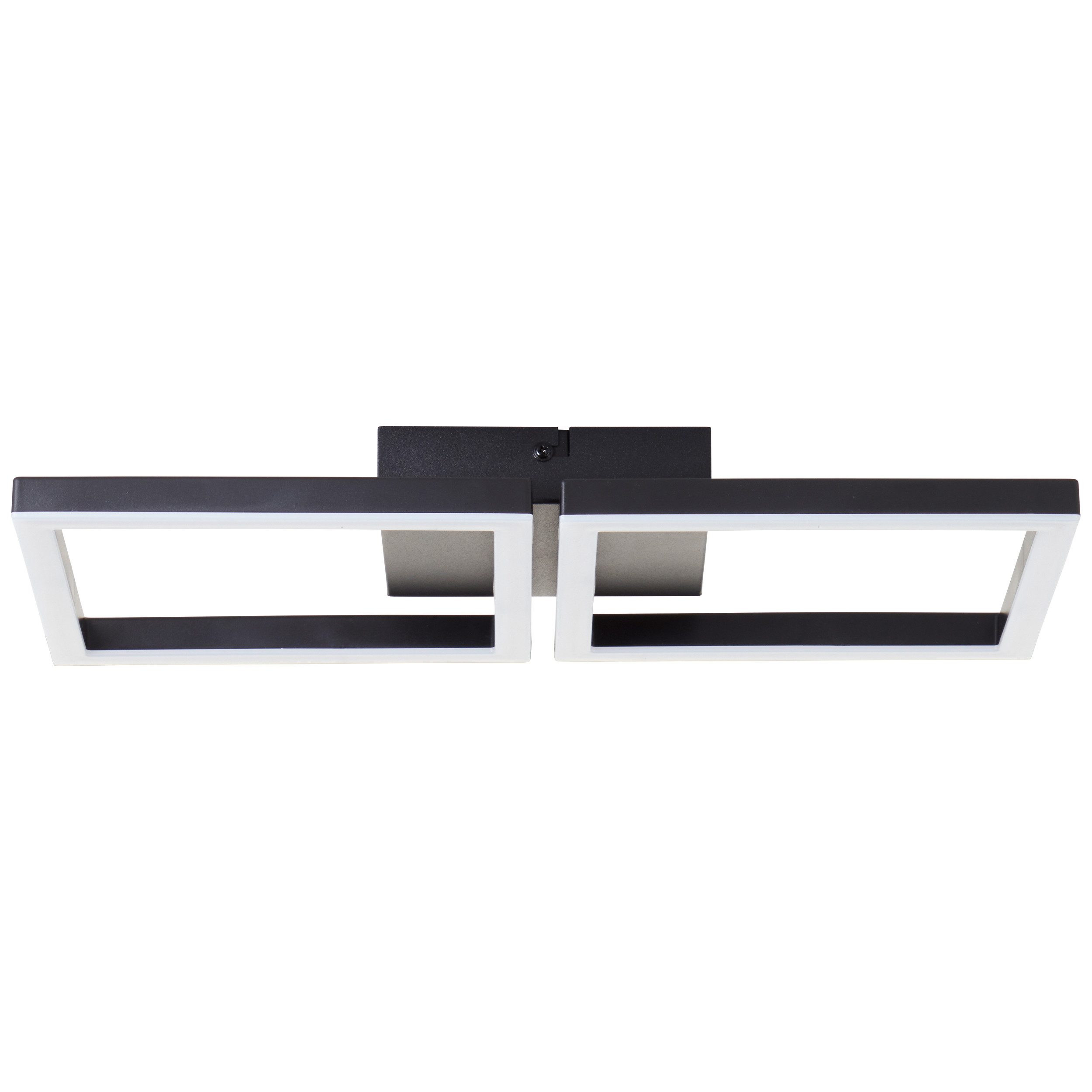 Brilliant LED Deckenleuchte Tabea, LED fest integriert, Warmweiß, LED-Profilleuchte, 20 x 41 x 5 cm, 2300 lm, 3000 K, Metall, schwarz