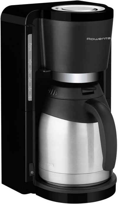 Rowenta Filterkaffeemaschine CT3818 Adagio Milano, 1,25l Kaffeekanne, 1x4, Edelstahl- Thermokanne, 10-15 Tassen, 1,25 L, Automatische Abschaltung