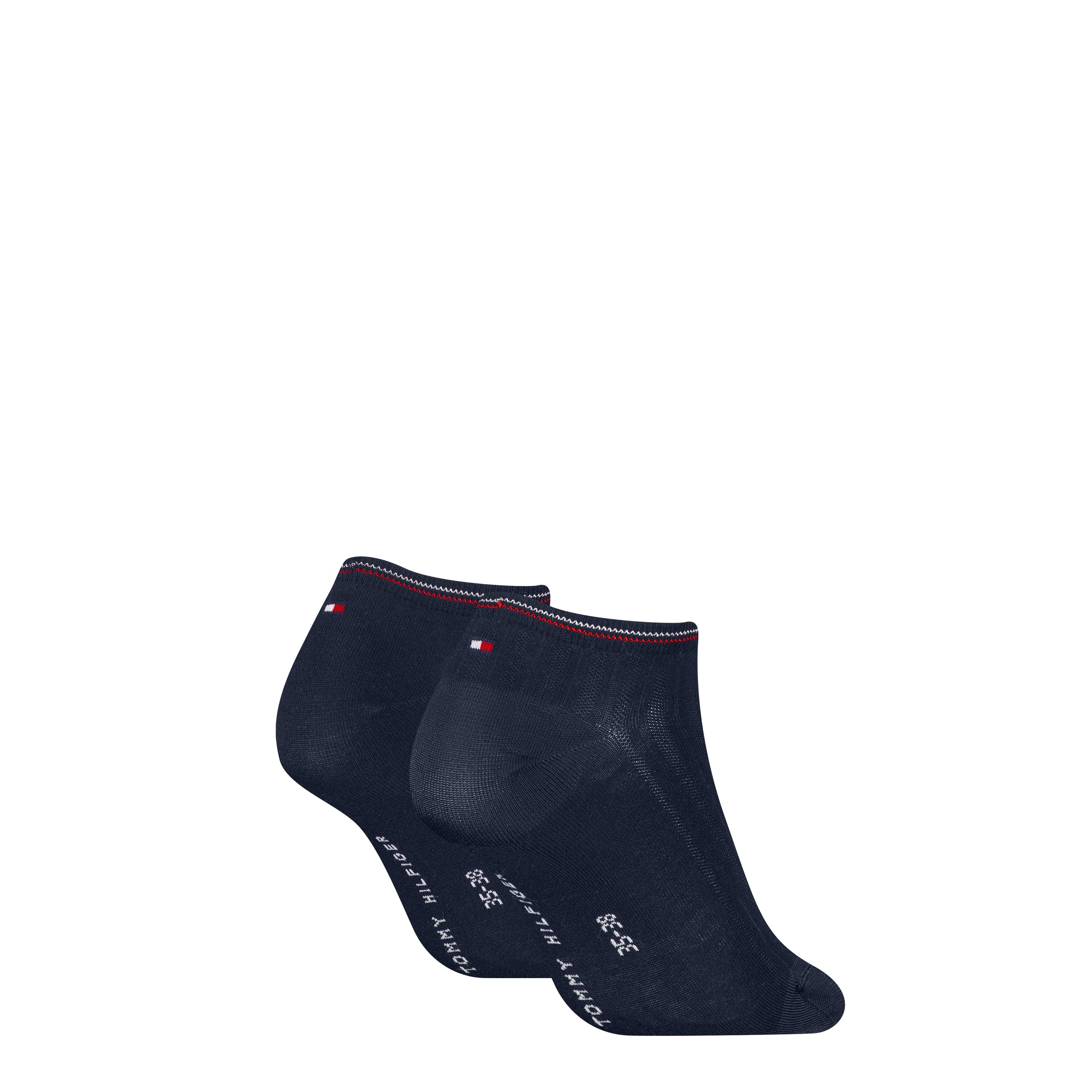 Tommy Hilfiger Sneakersocken TH WOMEN SNEAKER 2P SHINE (2 Paar) mit feuchtigkeitsableitender Technologie