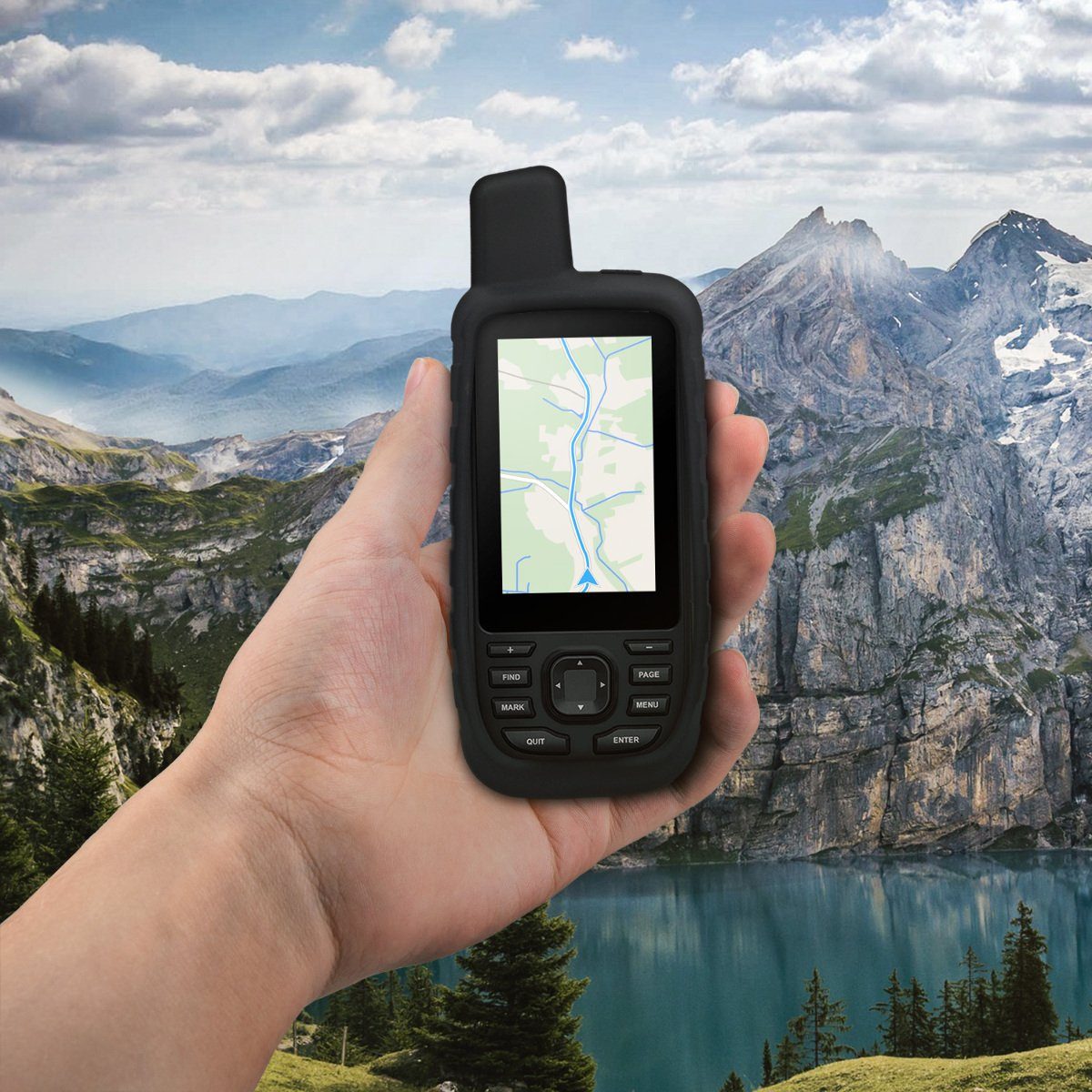 kwmobile Etui Hülle für Garmin GPSMAP 66s / 66st, Schutzhülle GPS Handgerät - Cover Case