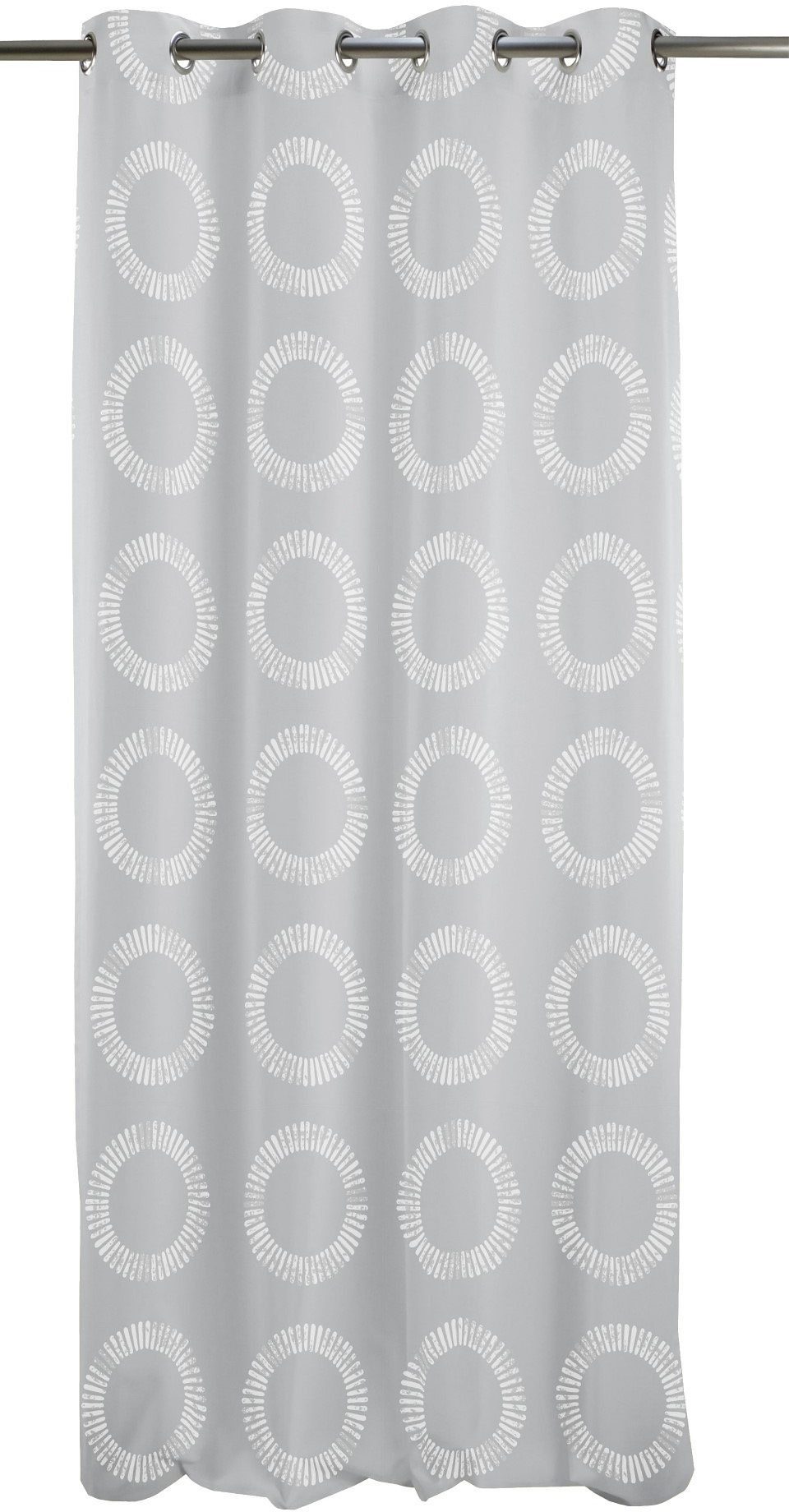 APELT Vorhang Komet (1 St), Ösen, transparent, Ausbrenner, HxB: 245x122