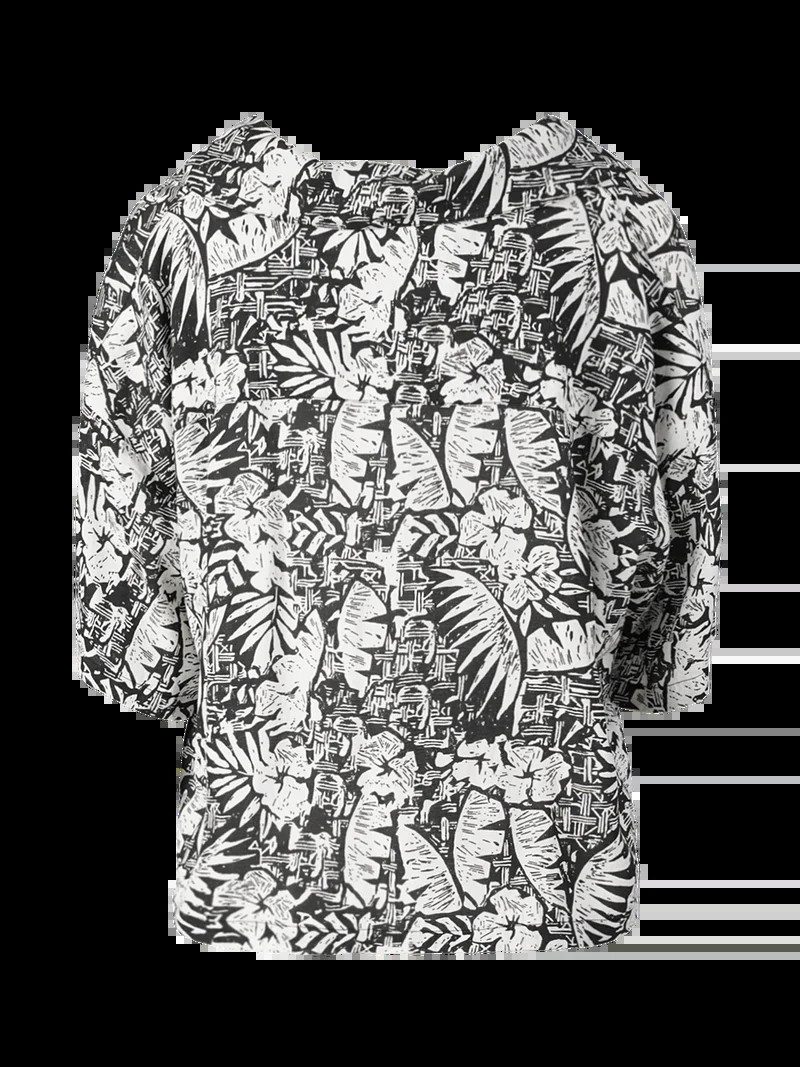Brunotti Blusentop Rilee-Hawai Women Shirt VINTAGE HAWAI BLACK