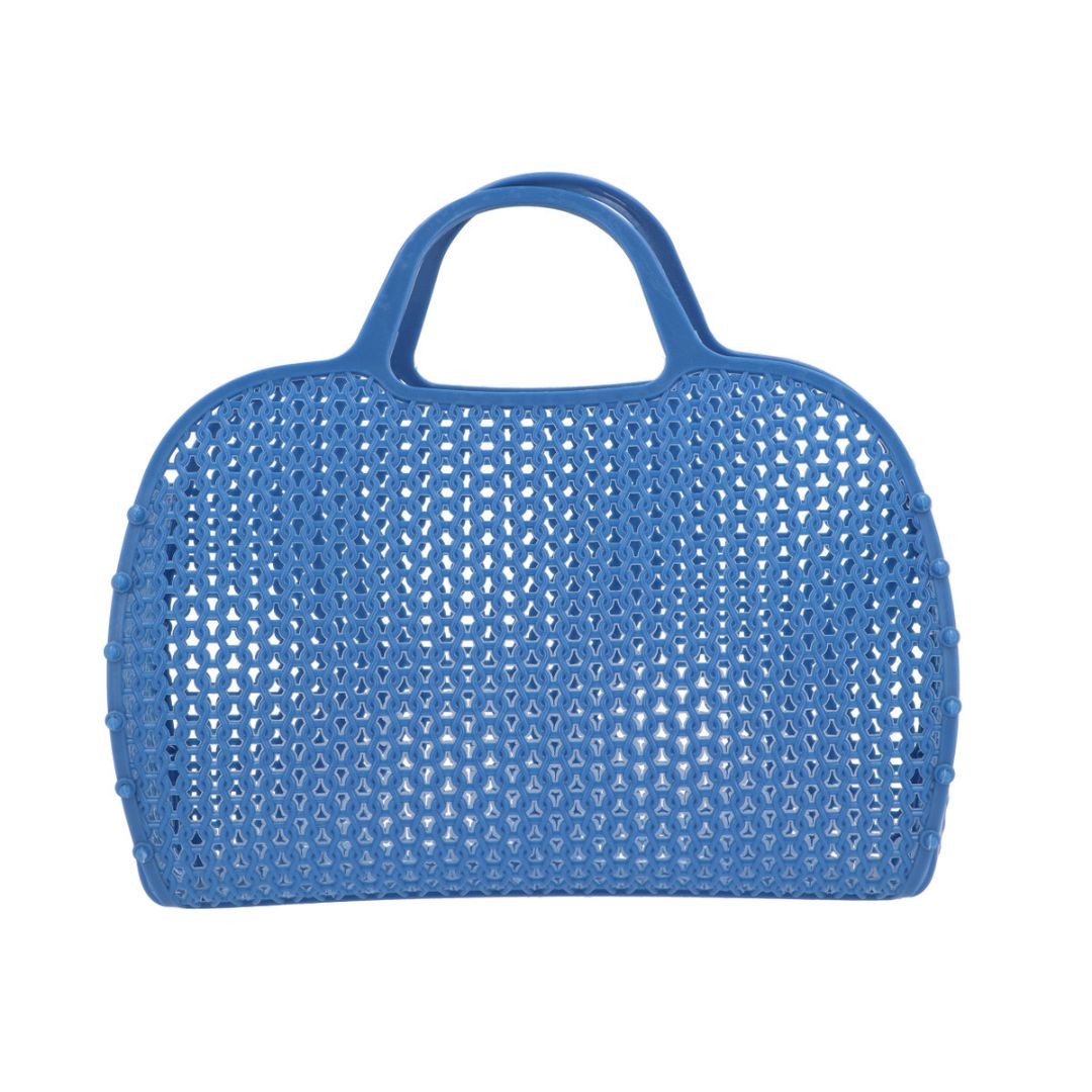 suebidou Korbtasche Retro Tasche Tragetasche Sommertasche Netztasche 30 x 10 x 25 cm, nachhaltig, kreativ, verschiedene Farben