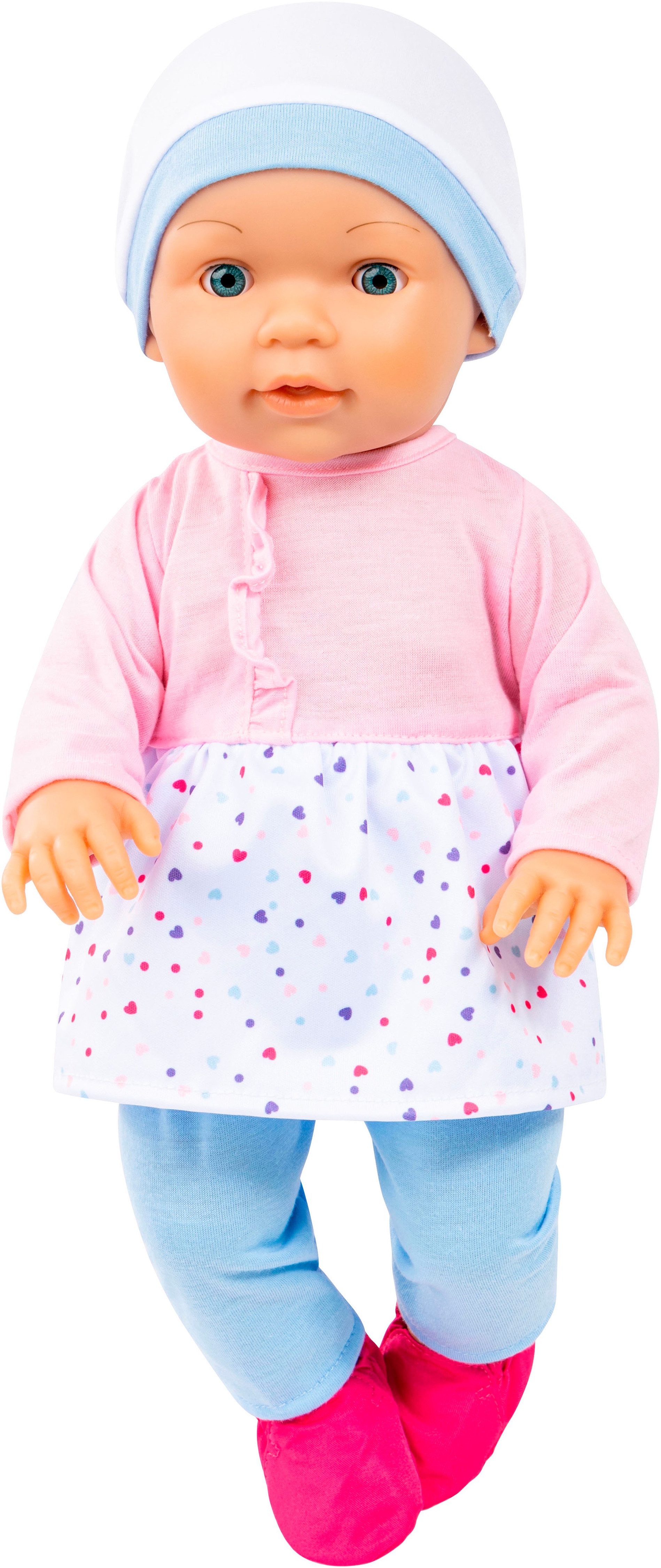 Bayer Puppenkleidung Kleid/Hose pink/bl. (Set, 5-tlg) günstig online kaufen