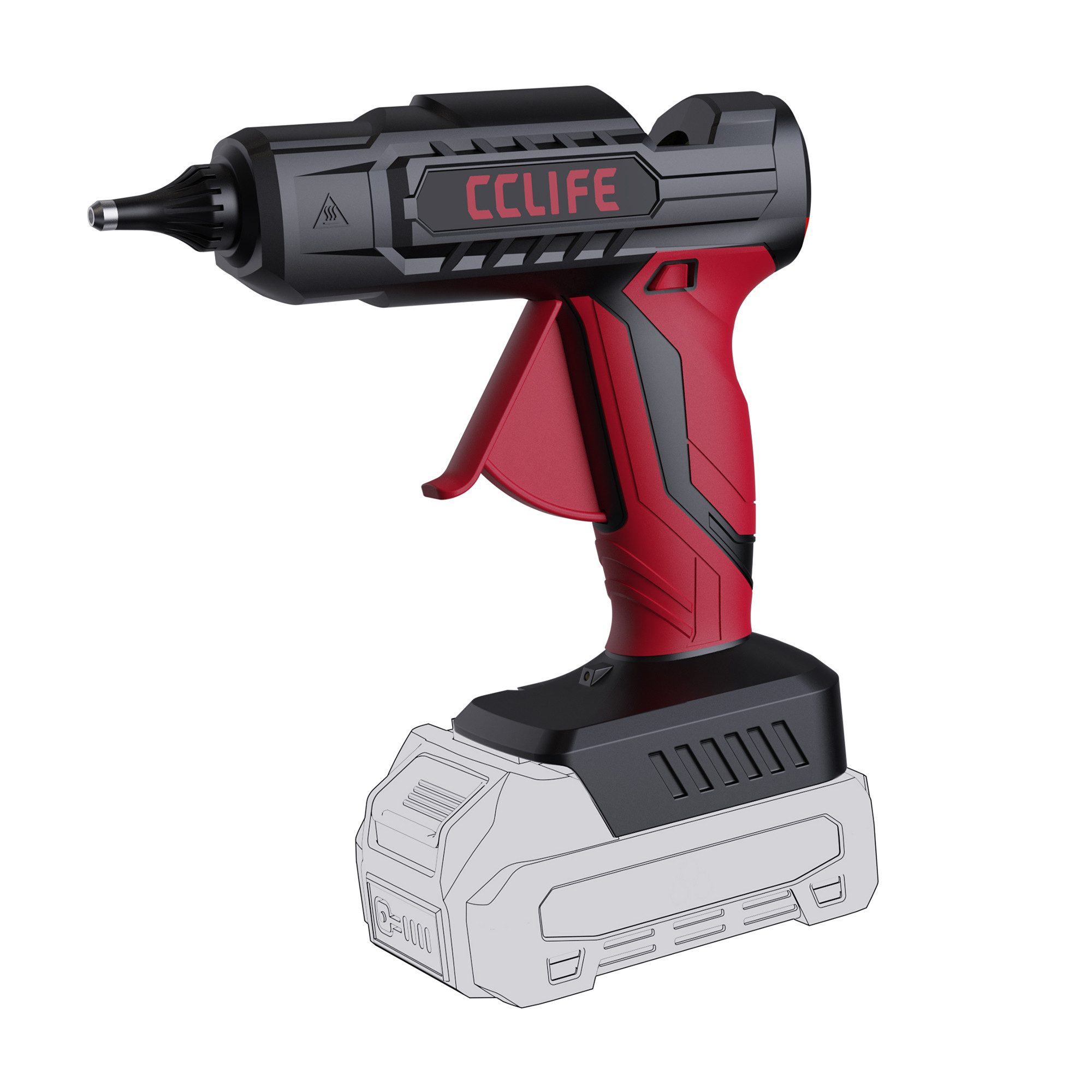 CCLIFE Heißklebepistole CCLIFE Heissklebepistole mit Klebestiften fuer DIY