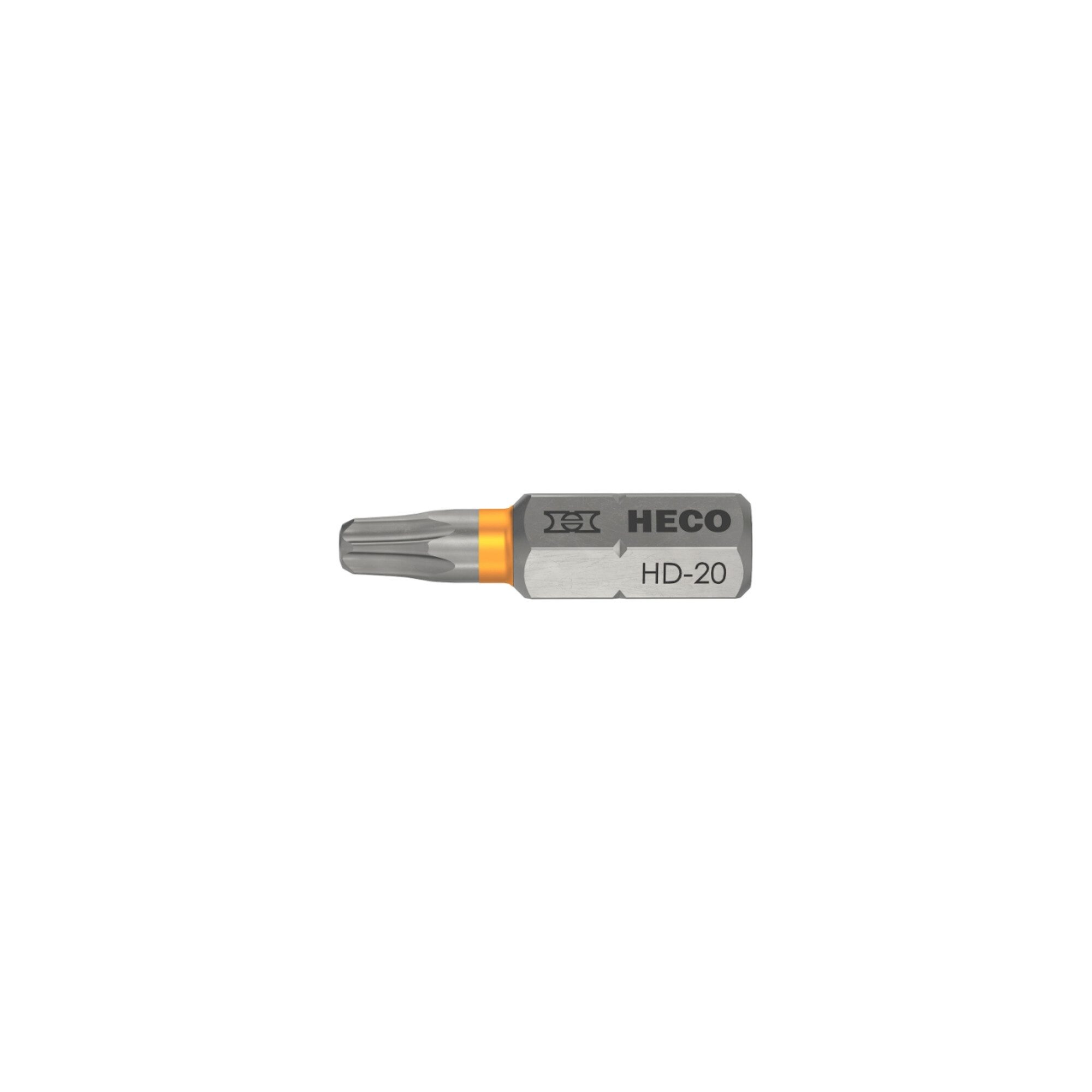 Heco Torx-Bit HECO Bits, HECO-Drive, HD-20, Farbring: orange, im Blister 2 Stk