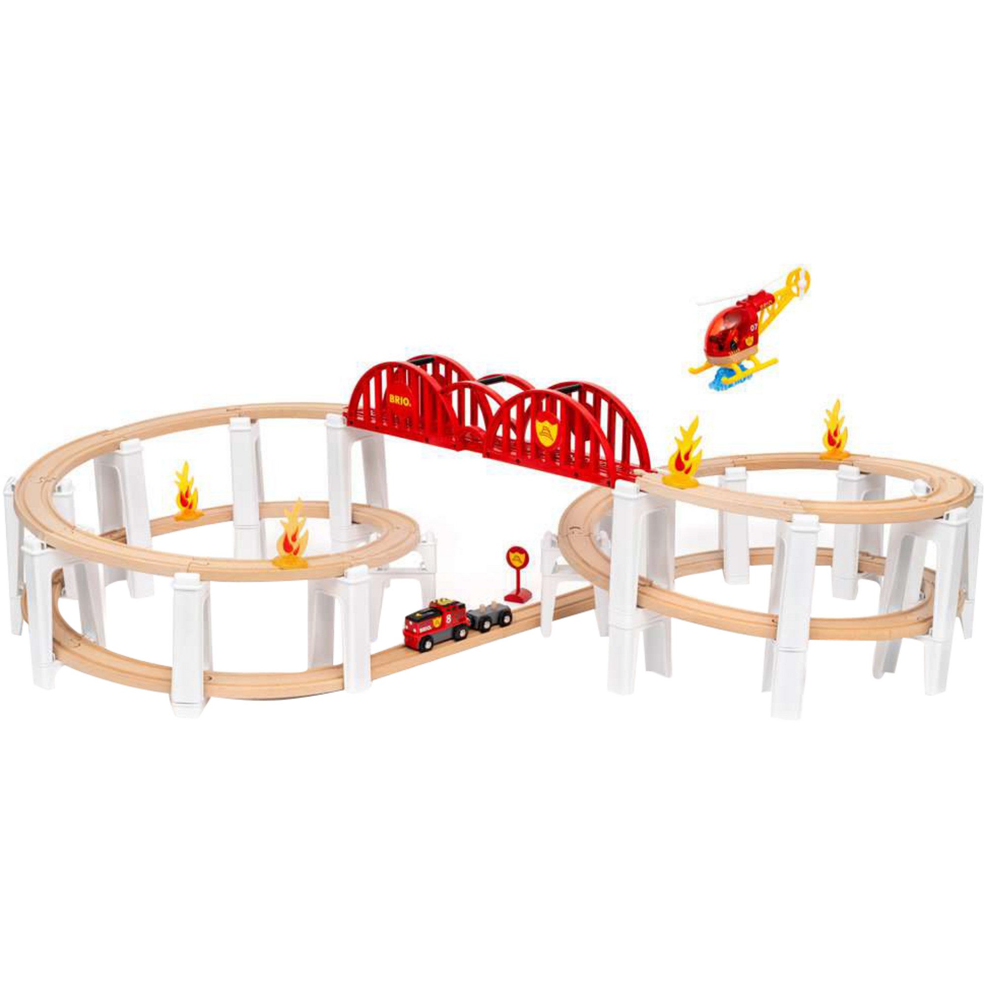 BRIO® Autorennbahn BRIO World World - Großes Spiralenset
