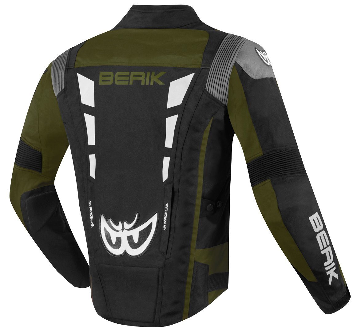 Berik Motorradjacke Torino Evo wasserdichte Motorrad Textiljacke herausnehmbares Innenfutter,wasserdicht
