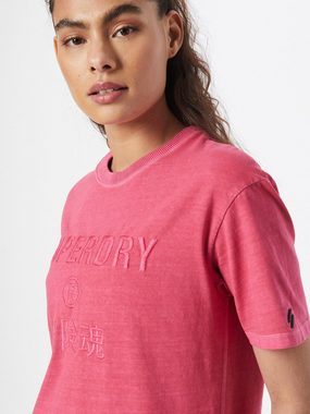 Superdry T-Shirt (1-tlg) Stickerei, Plain/ohne Details