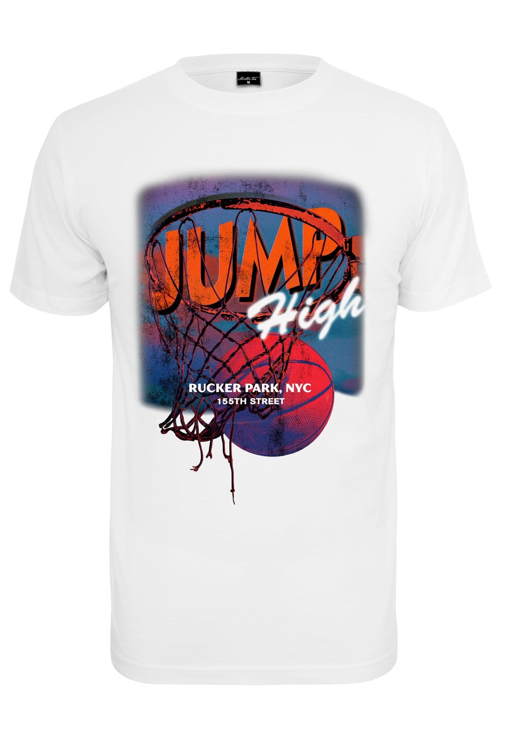 MisterTee Kurzarmshirt High Herren Tee white (1-tlg) Jump