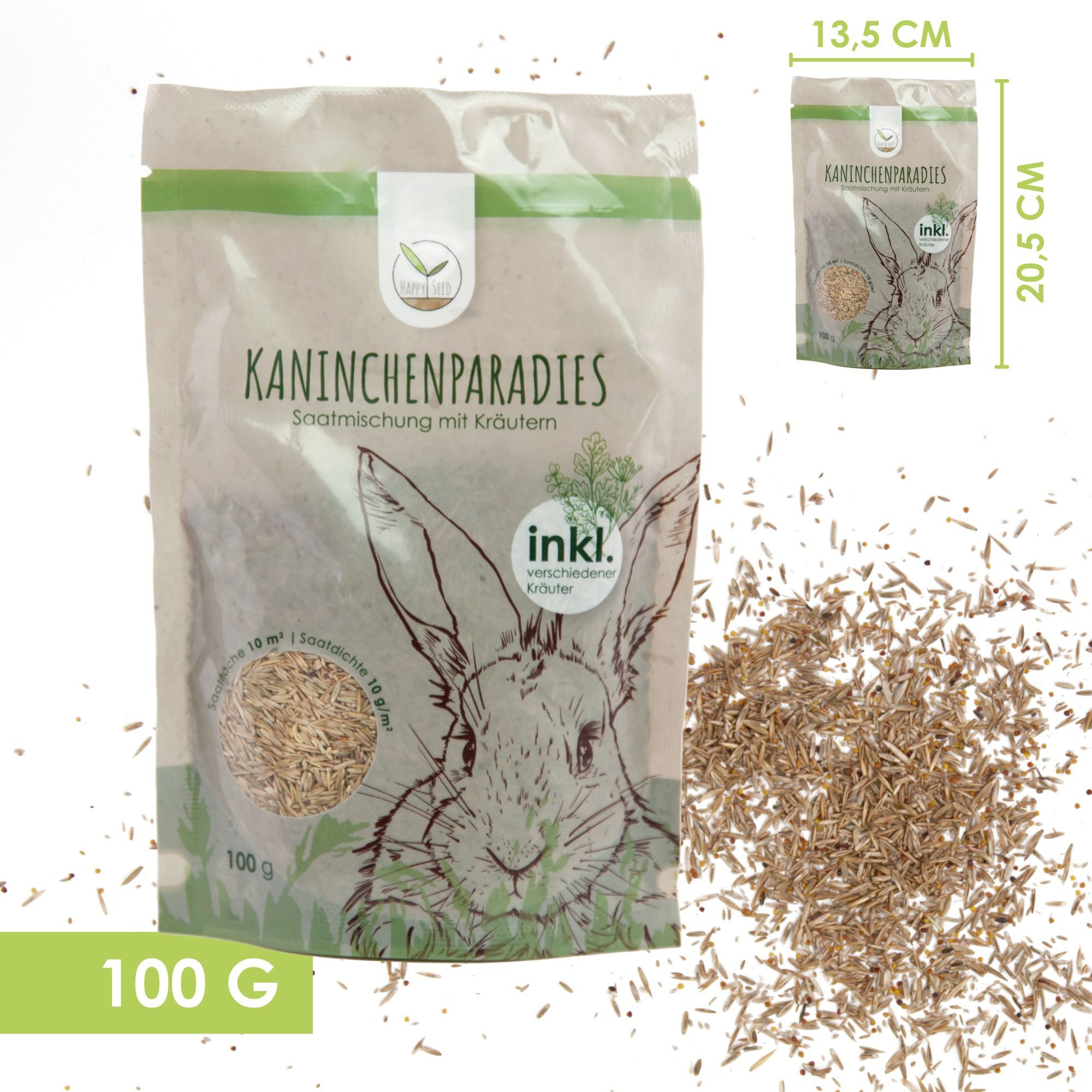 HappySeed Kräutersamen Kaninchenwiese Samen - Kleintierw. Saatgut (Anzucht günstig online kaufen