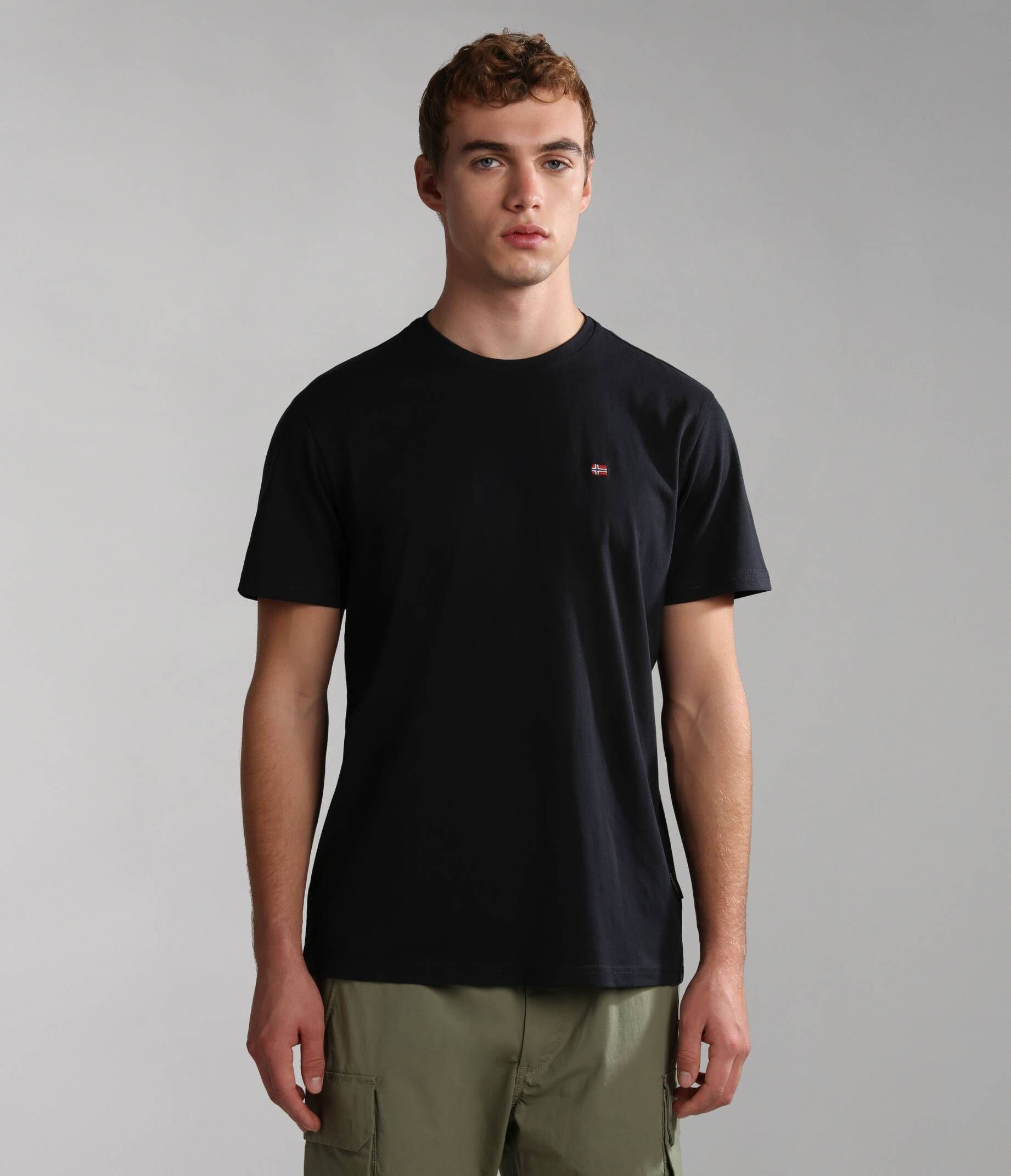 schwarz Napapijri SALIS (1-tlg) (15) Herren T-Shirt T-Shirt SUM S/S