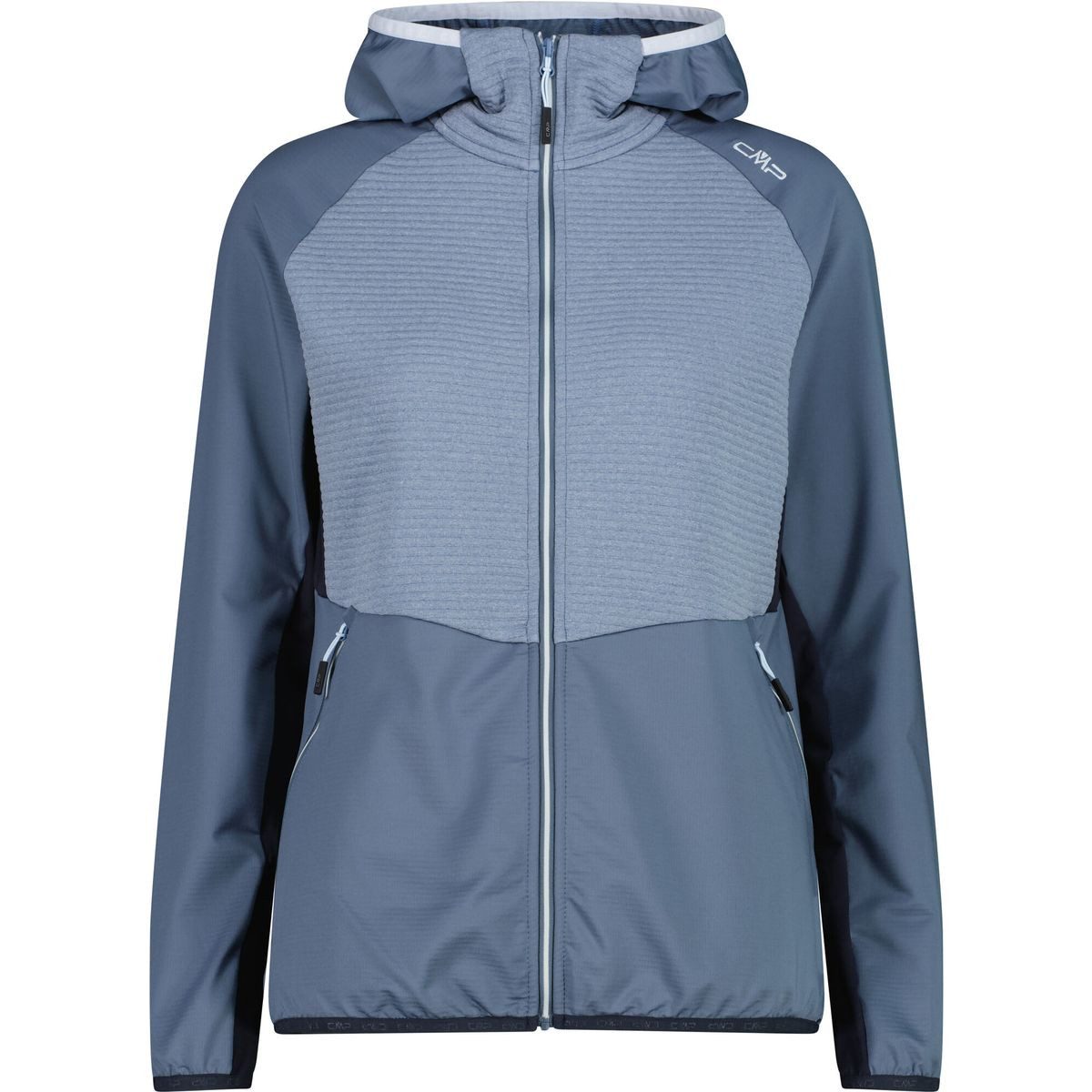 CMP Fleecejacke Woman Jacket FIX Hood Leichte, atmungsaktive Damenjacke für Wandern und Trekking mit