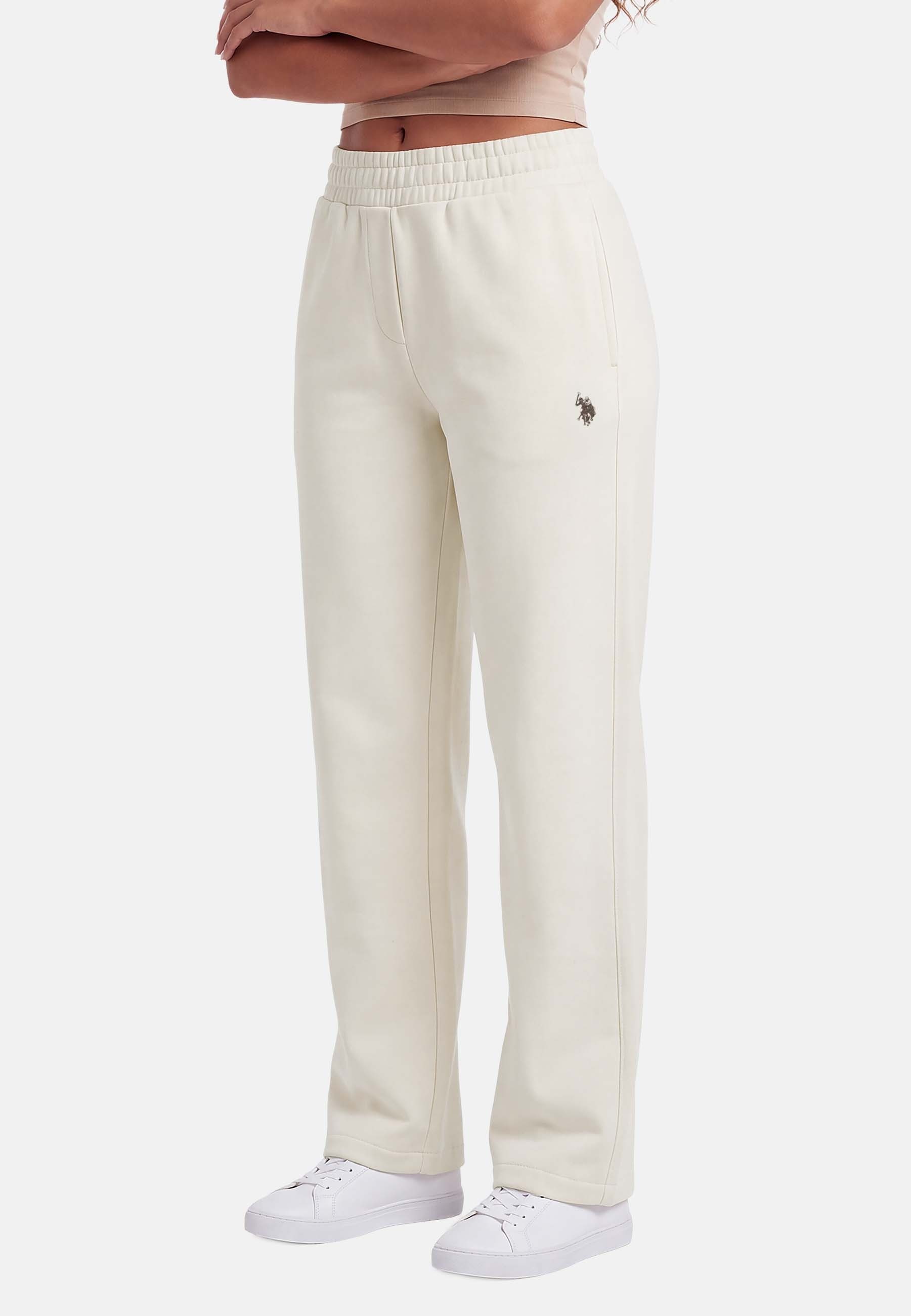 U.S. Polo Assn. Jogginghose mit geradem Bein und elastischem Bund Weiche Damen-Sweathose mit Seitentaschen und bequemer Passform