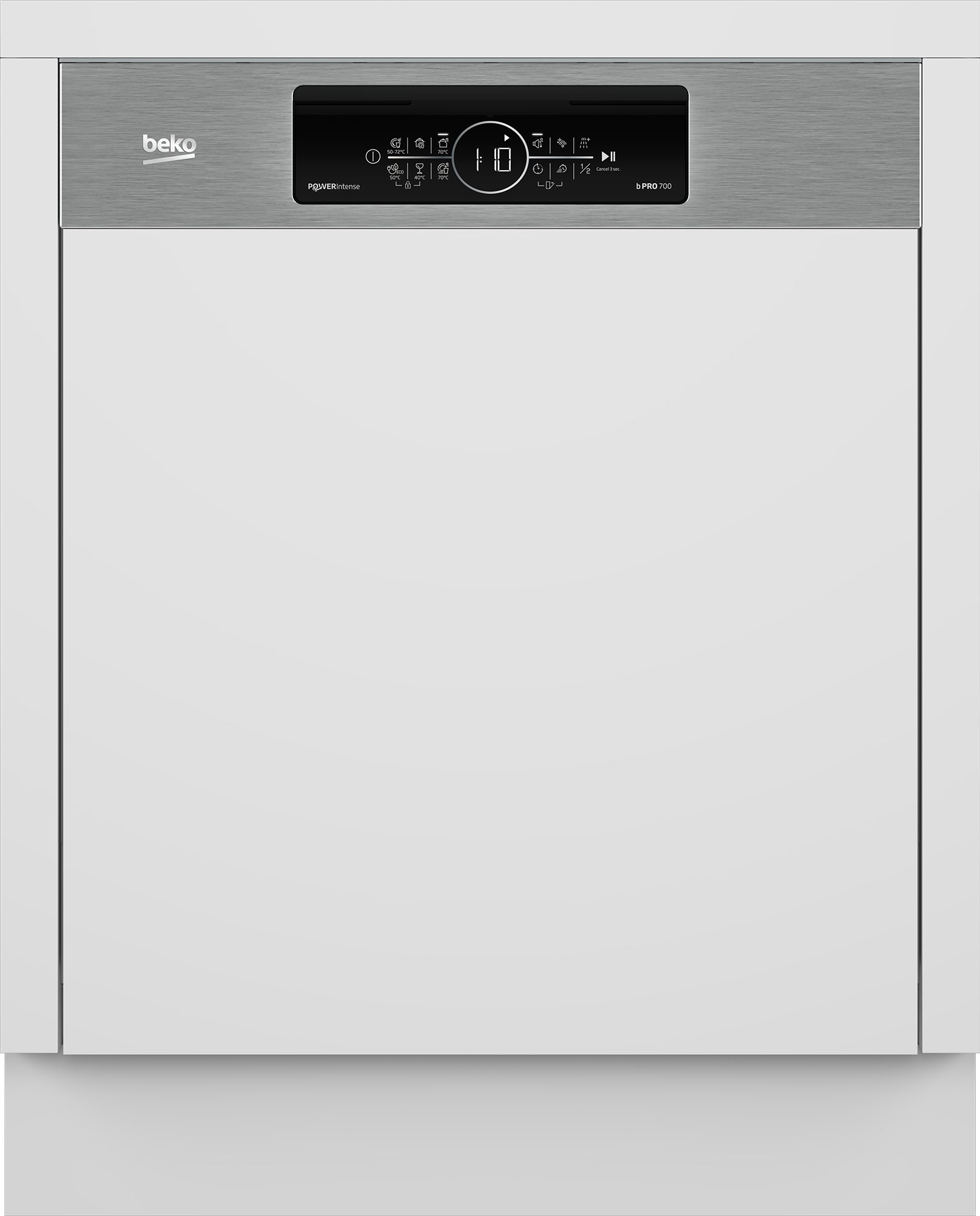 BEKO teilintegrierbarer Geschirrspüler BDSN36541XP, 8,9 l, 15 Maßgedecke, Doppelt gut organisiert – inklusive Besteckschublade und Besteckkorb – Bild 2 von 5