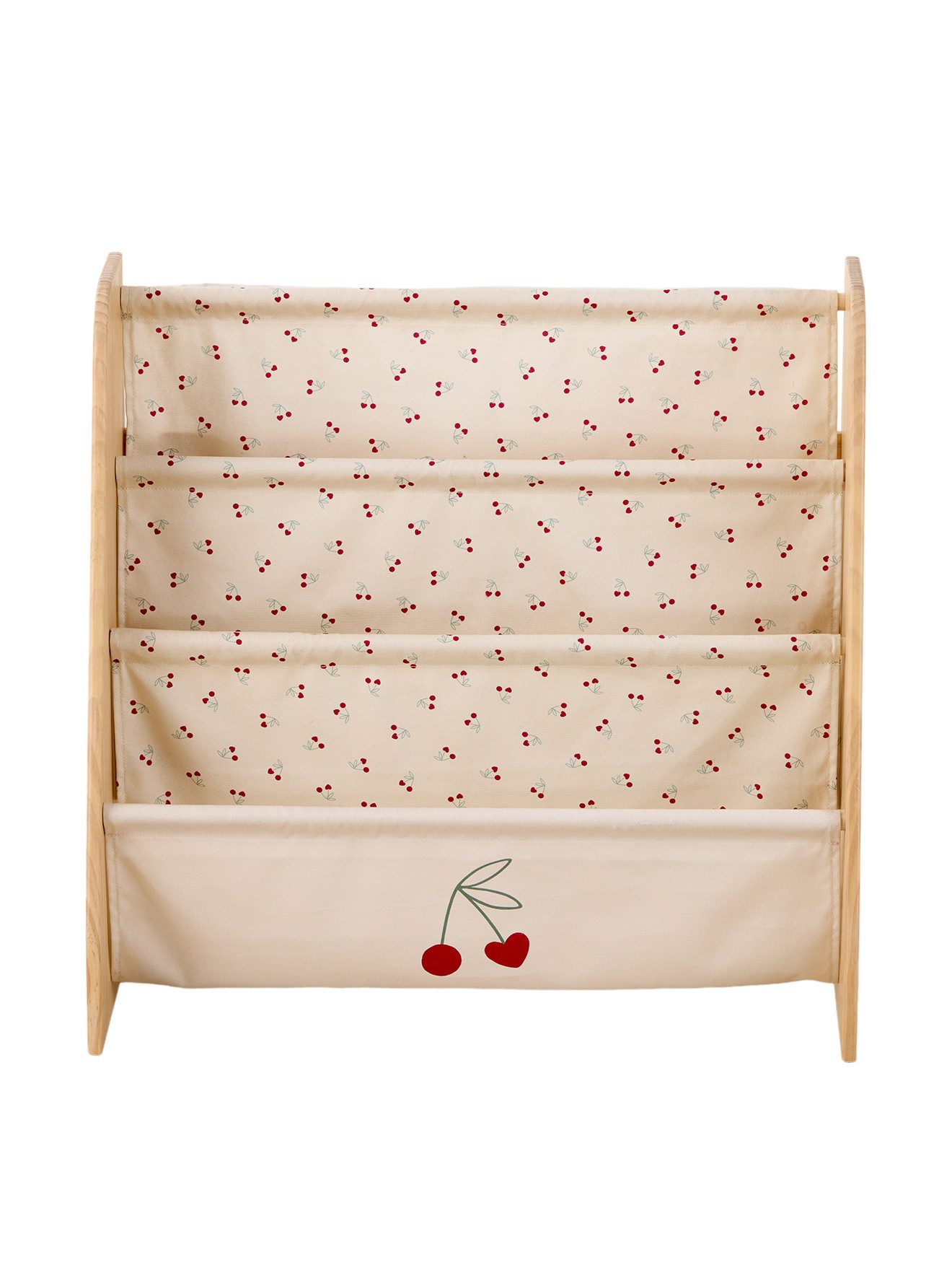 vertbaudet Bücherregal B¸cherregal mit Stofftaschen, Kinderzimmer