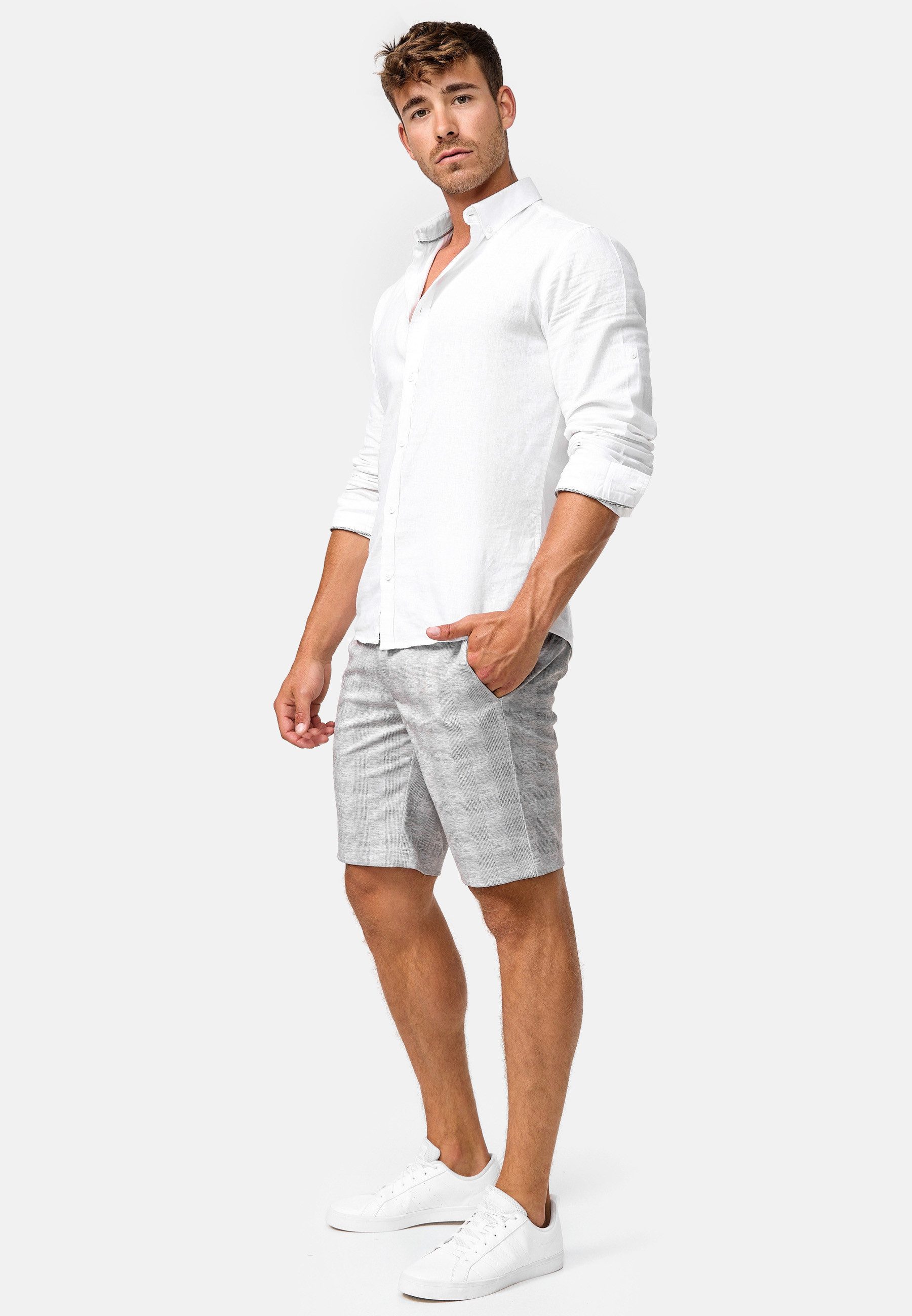 INDICODE Chinoshorts Herren Aalborg Chino Shorts Herrenshorts aus Viskose-Stretch – Bild 4 von 5