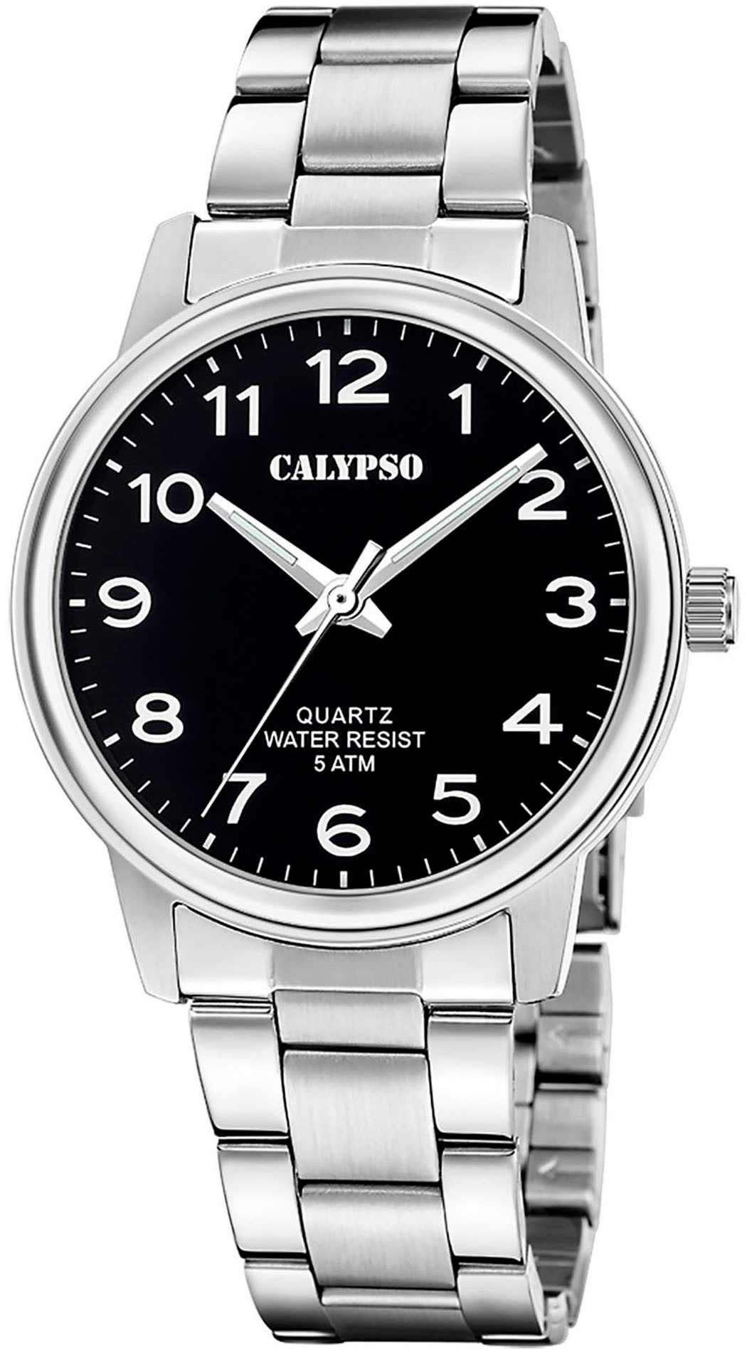 CALYPSO WATCHES Quarzuhr Basic K5864/4, Armbanduhr, Herrenuhr, Edelstahlarmband, analog