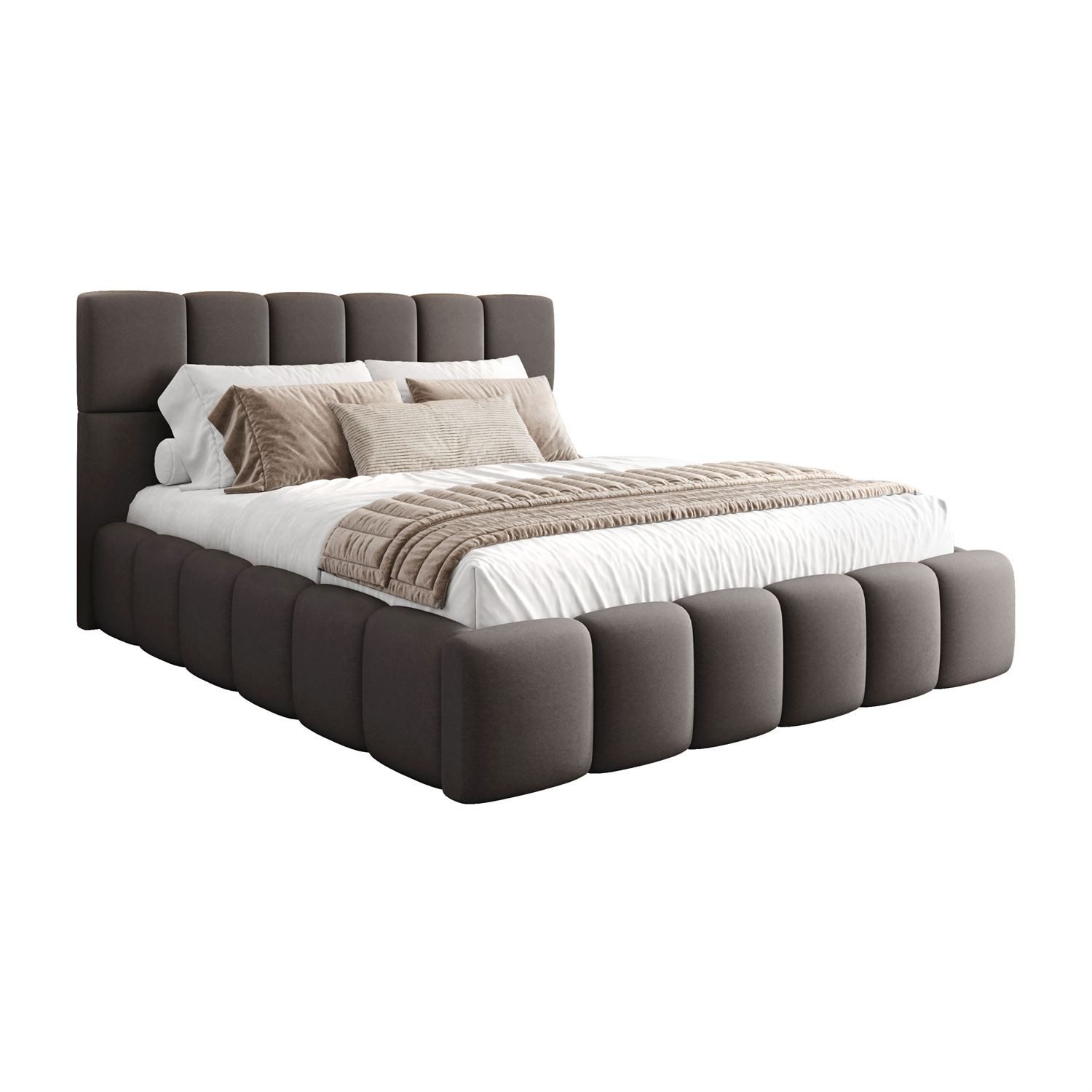 Lookway Polsterbett VENEZIA mit Bettkasten (Bett mit Metallgestell)