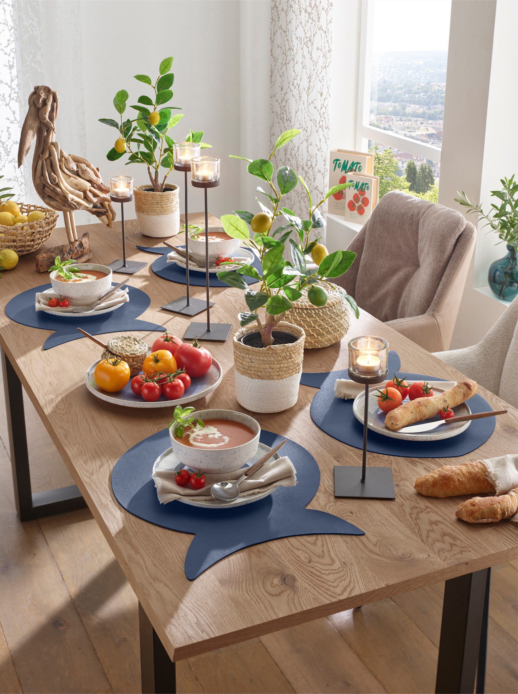 heine Tischdecke Platz-Set . (4-tlg)