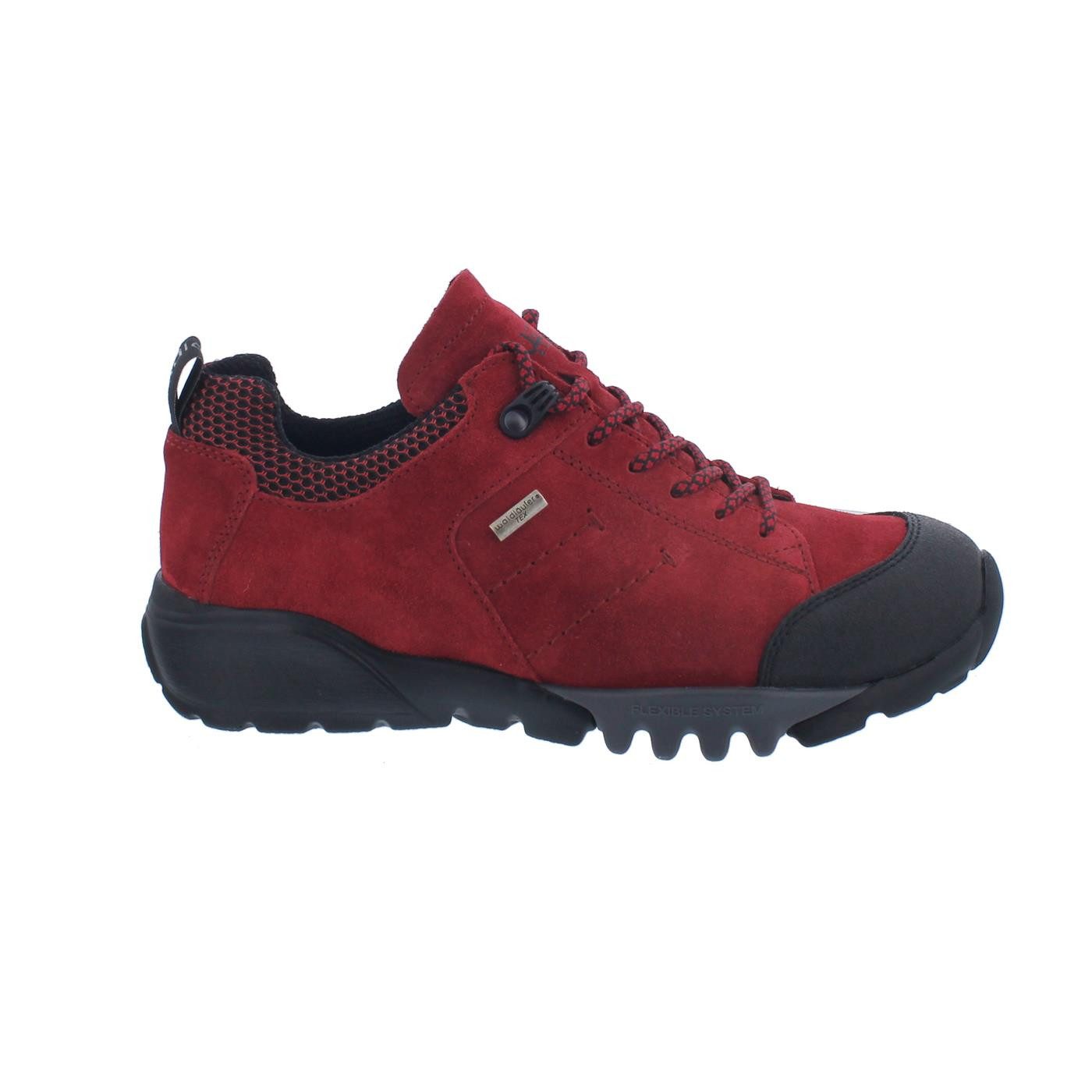 Waldläufer H-Amiata Outdoor-Halbschuh, Gummi / Order / Sport-Net, Rubi Schnürschuh