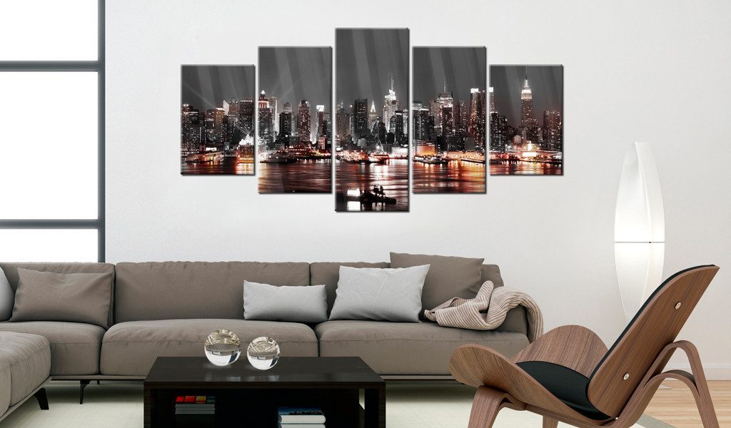 Artgeist Acrylglasbild Gray City [Glass]