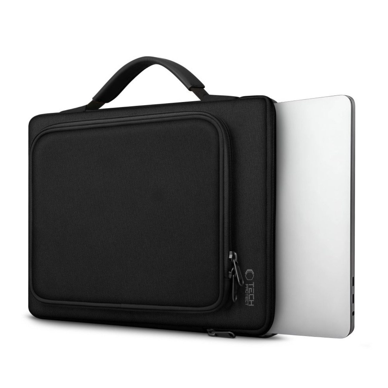 TECH PROTECT Laptoptasche für 13–14" (Einzelprodukt), Elegante Laptoptasche mit Innenpolsterung und Zubehörfach