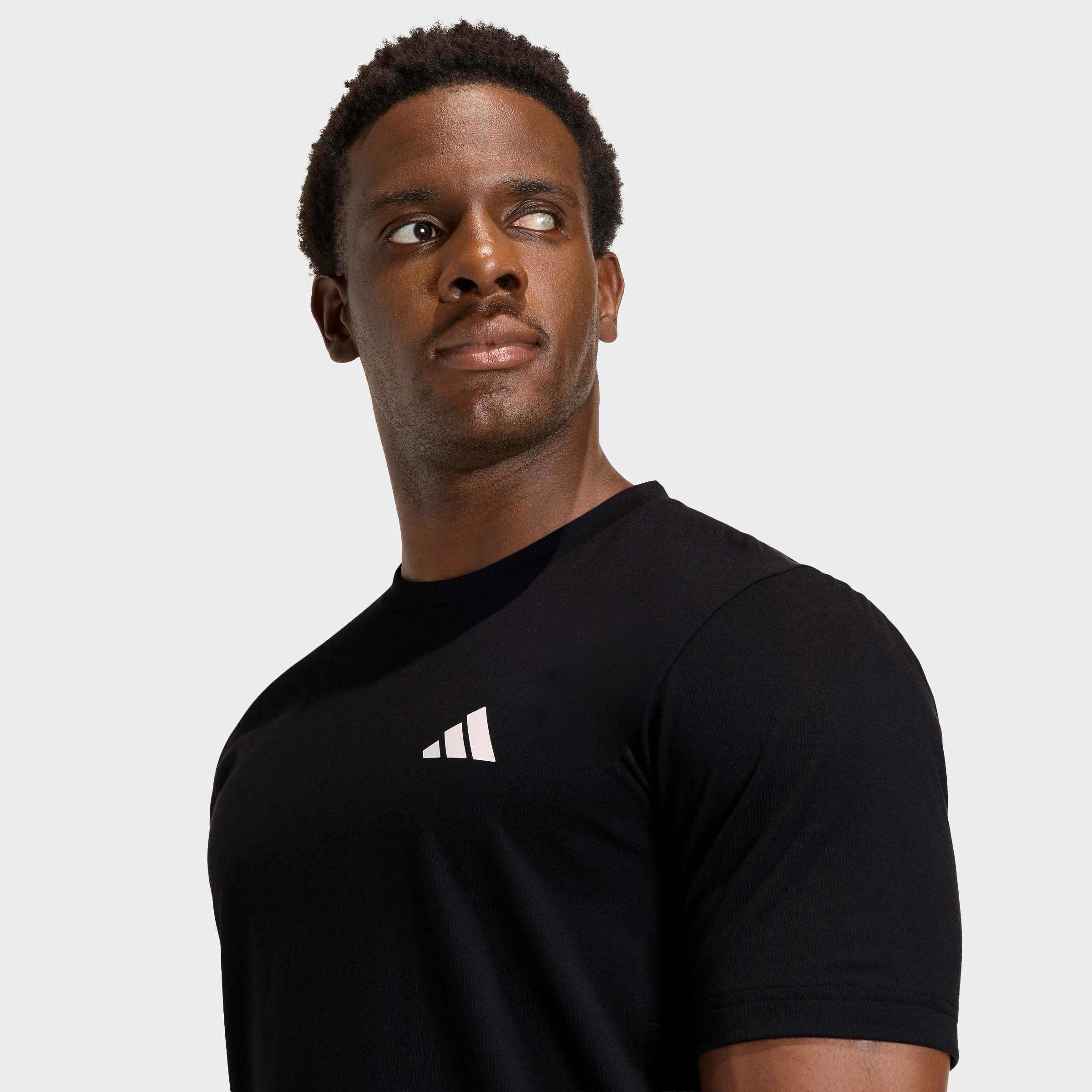 adidas Performance T-Shirt WORKOUT ESSENTIALS FEELREADY mit Rundhalsausschnitt, aus Polyester