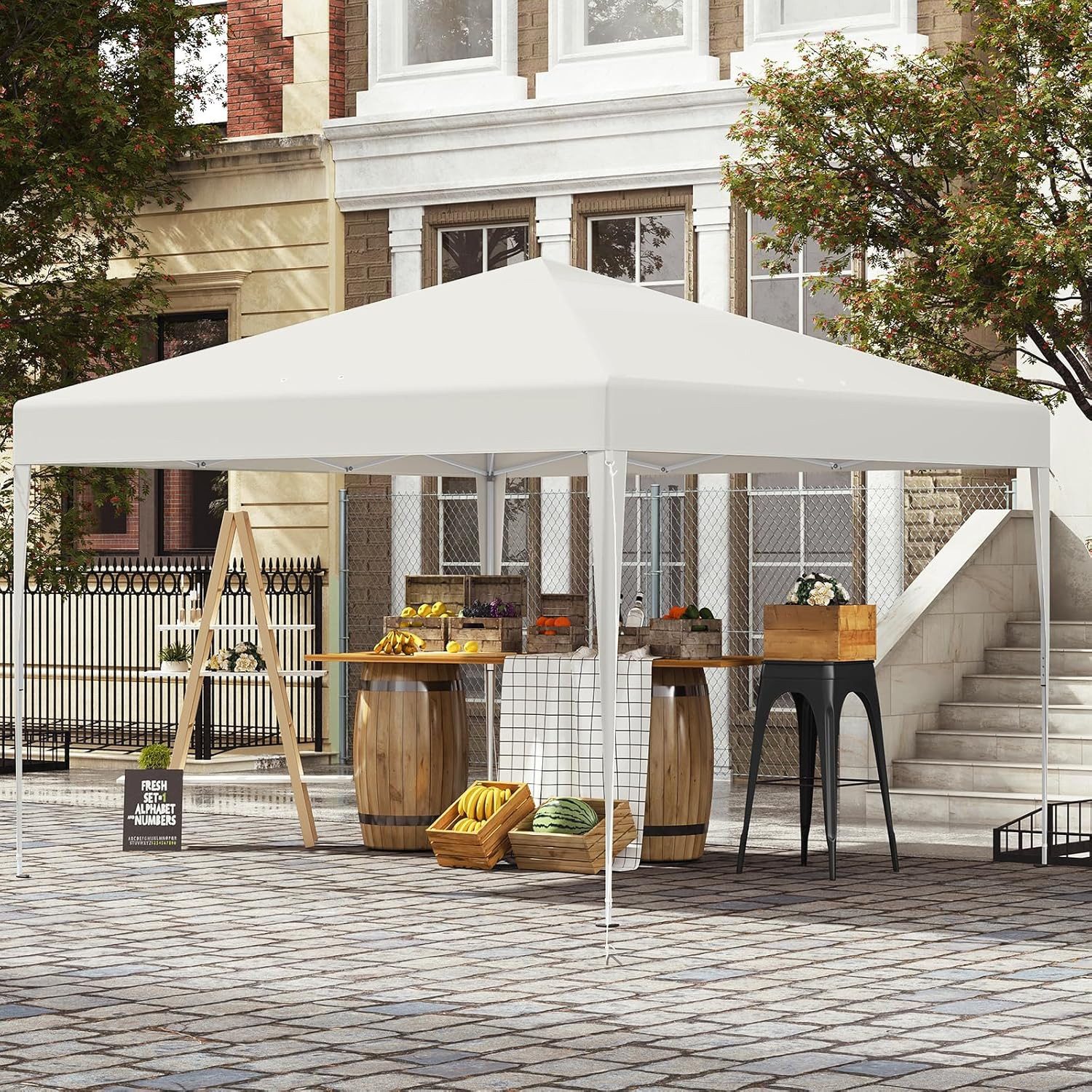 EUGAD Faltpavillon, wasserfest Winterfest,mit Seitenwänden Fenstern Tasche