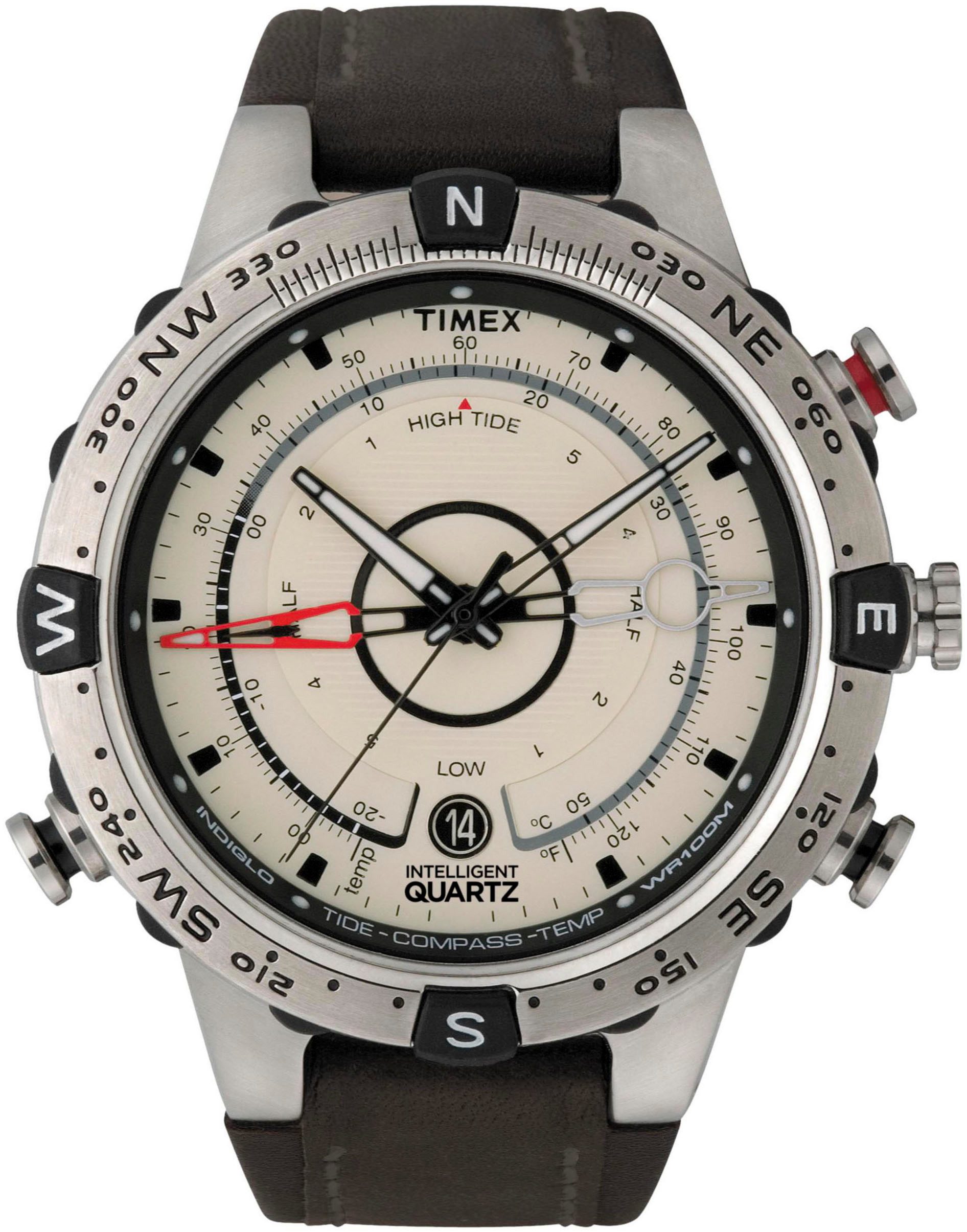 Timex Quarzuhr TIDE/TEMP/COMPASS T2N721AJ, Armbanduhr, Herrenuhr, Datum, Le günstig online kaufen