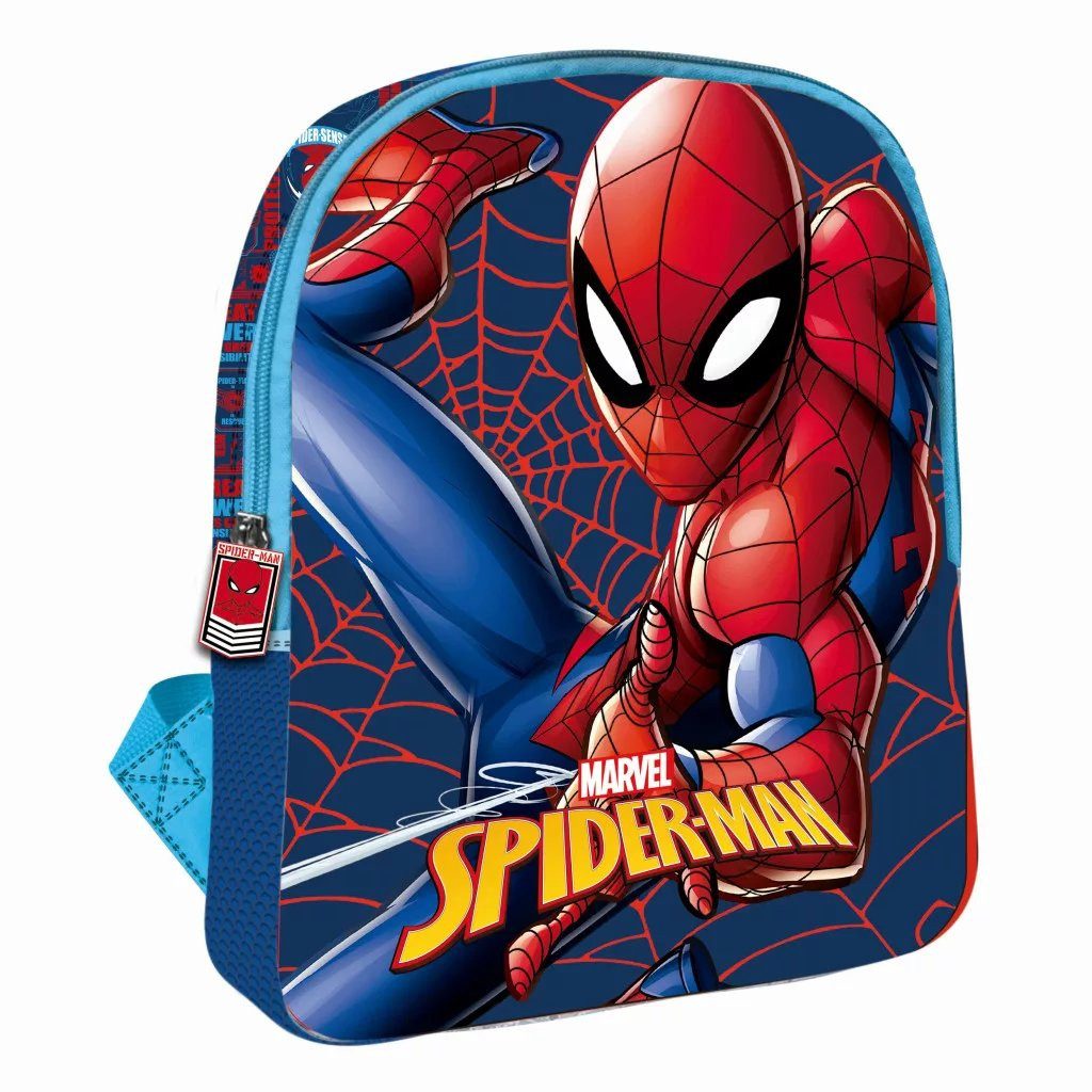 Spiderman Kinderrucksack Marvel Spider-Man Kinderrucksack Great Power, 30 cm (1-tlg)