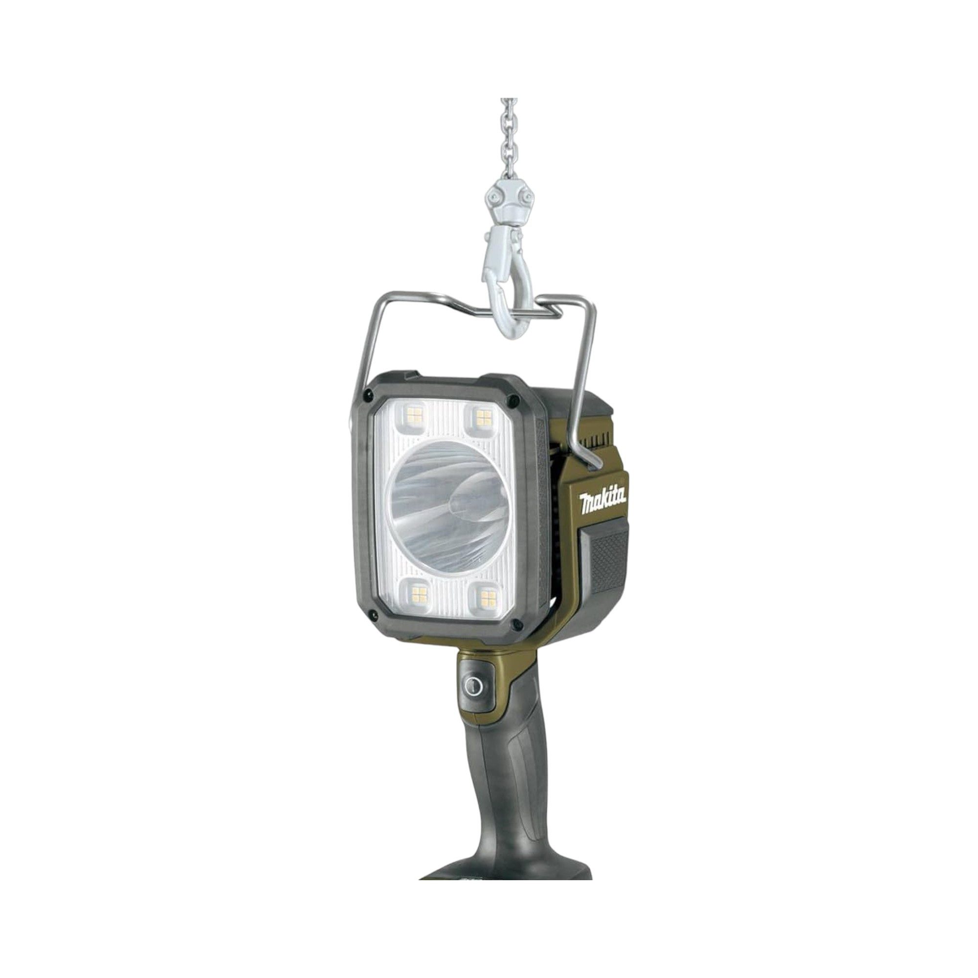 Makita Baustrahler DML 812 O Akku Handstrahler 18 V 1250 lm LED Olive Grün Outdoor