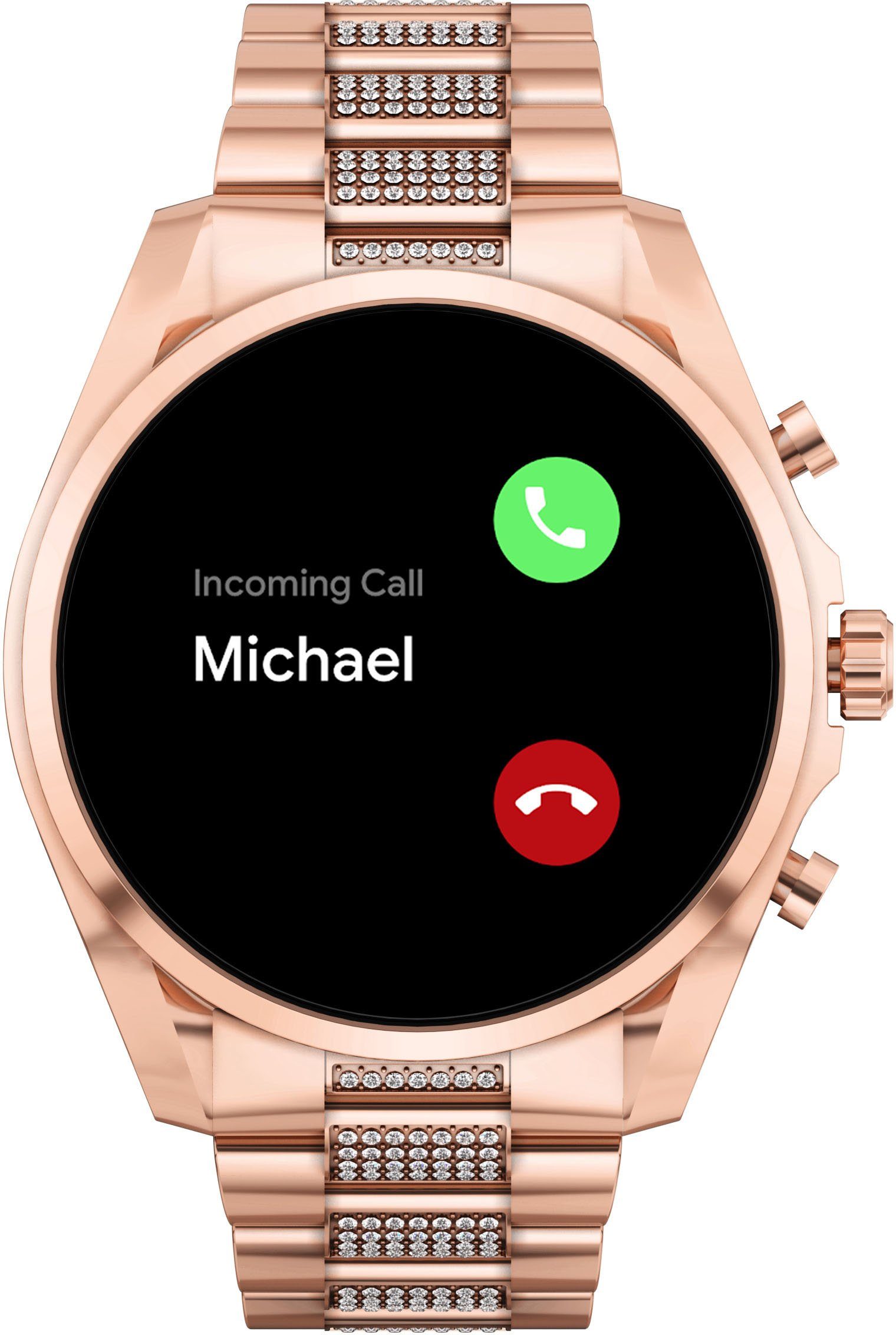 MICHAEL KORS ACCESS BRADSHAW (GEN 6), MKT5135 Smartwatch (Wear OS by  Google), Kompatibel ab Android 6+ (ausgenommen Go Edition) und iOS 12+
