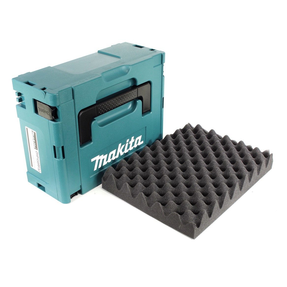 Makita Werkzeugkoffer MAKPAC 2 Systemkoffer - mit Universaleinlage für Makita 18 V Akku