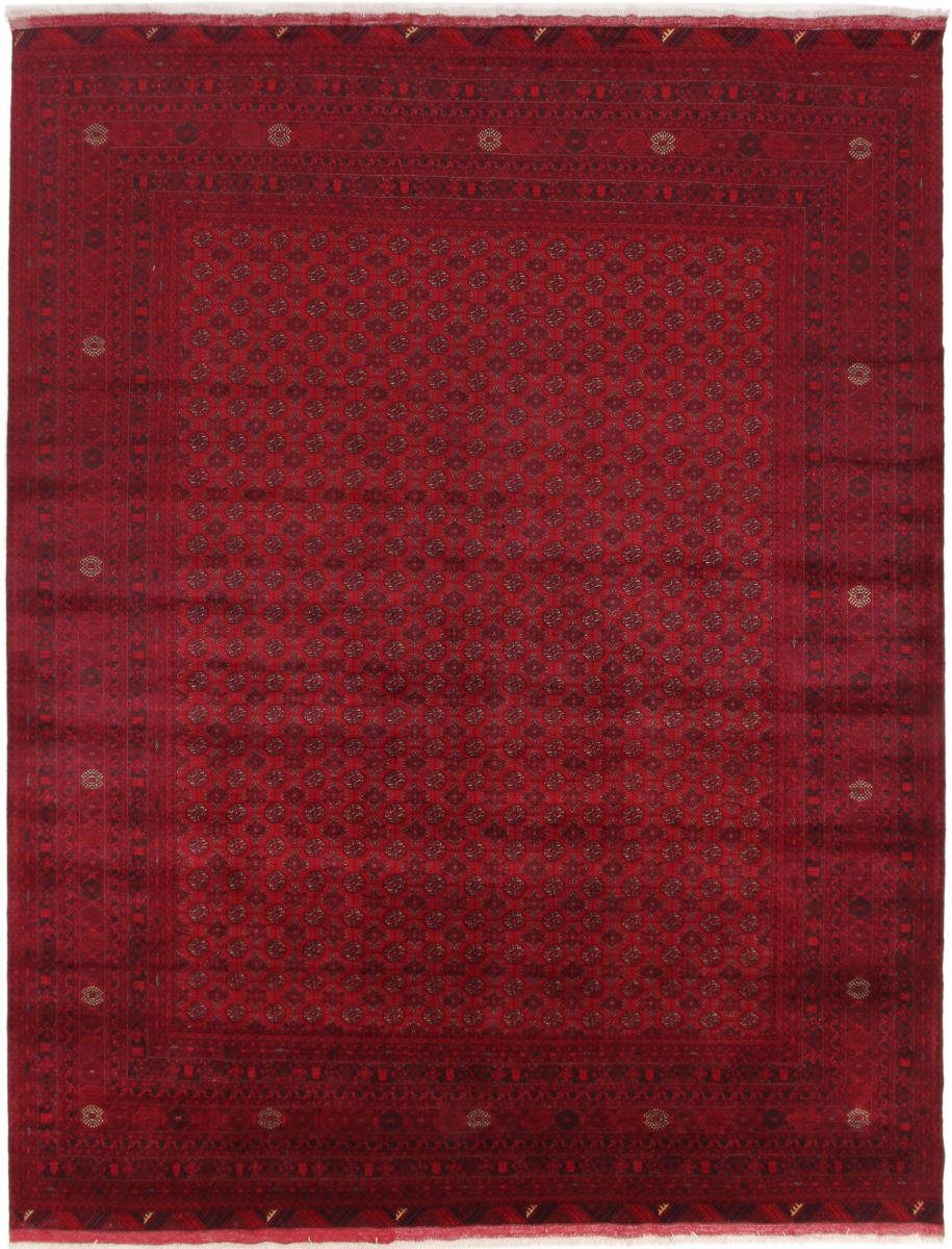 Orientteppich Afghan Mauri 295x381 Handgeknüpfter Orientteppich, Nain Trading, rechteckig, Höhe: 6 mm