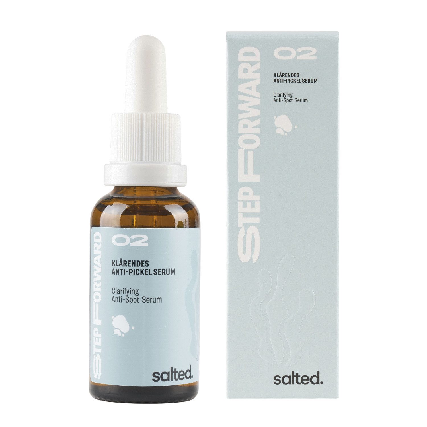 salted. Gesichtsserum Klärendes Anti-Pickel Serum, ohne Duft