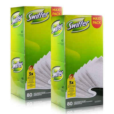 Swiffer 2x Swiffer Maxi Pack Anti Staub Tücher 80 stk. Reinigungstücher