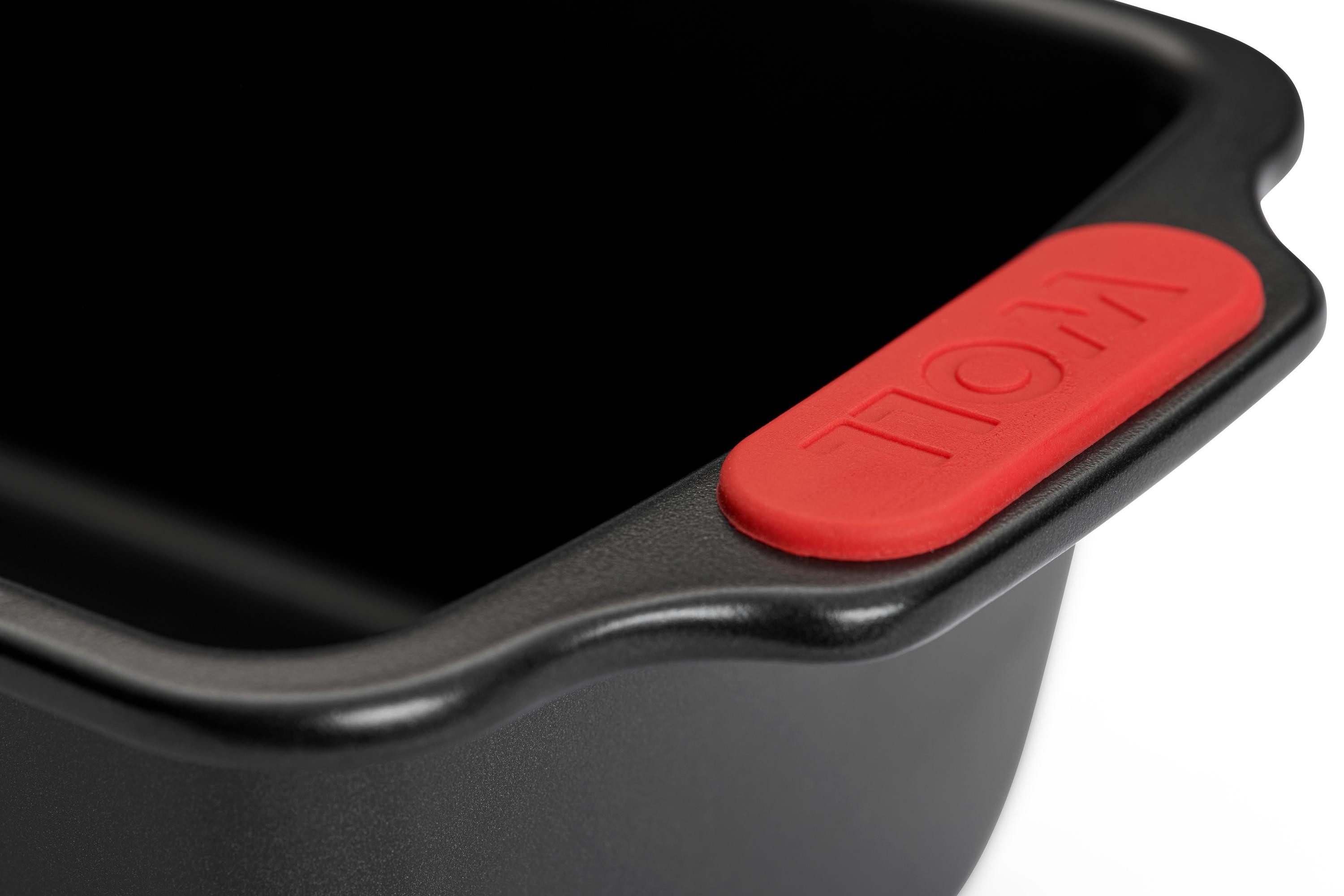 WOLL Kastenform Woll Let's bake! Kuchenform, Backform, (1-tlg), mit Antihaftversiegelung und integrierten Silikongriffen, PFAS-Frei