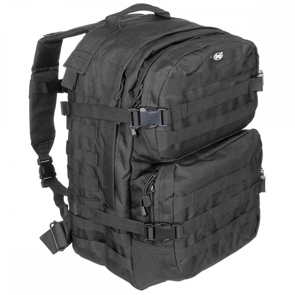 MFHHighDefence Rucksack US Rucksack, Assault II, schwarz (Packung)