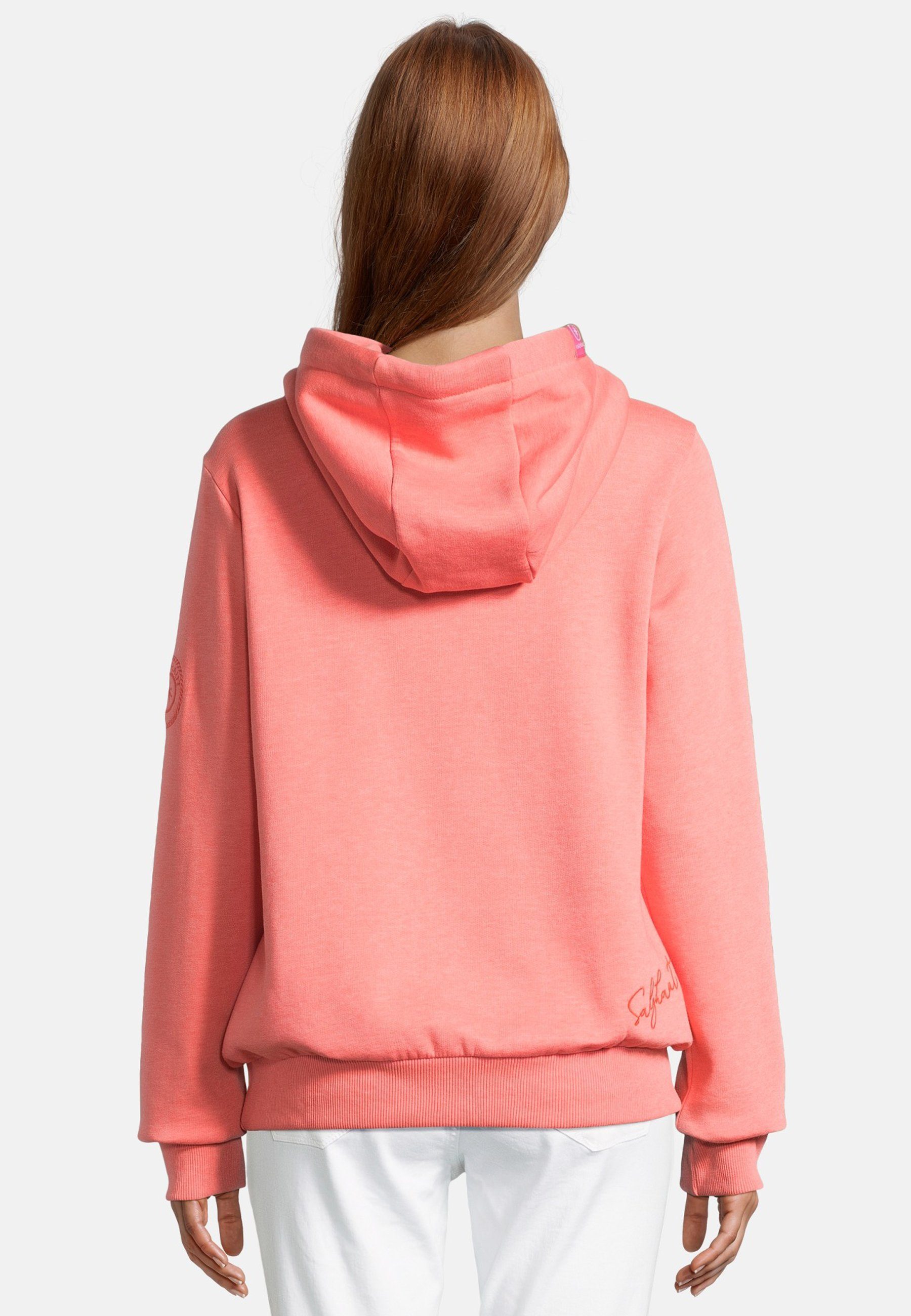 salzhaut Hoodie SÜNN Damen Tailliert salzhaut Kapuzenpullover – bequemer Fit und nordisch klares Design – Bild 3 von 4